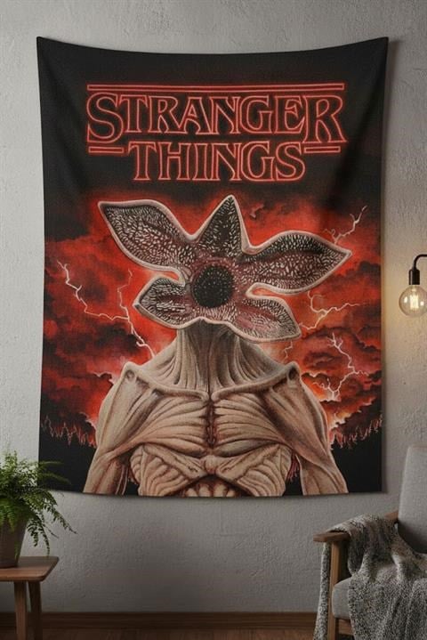70 X 100 Cm Stranger Things Demogorgon Duvar Halısı