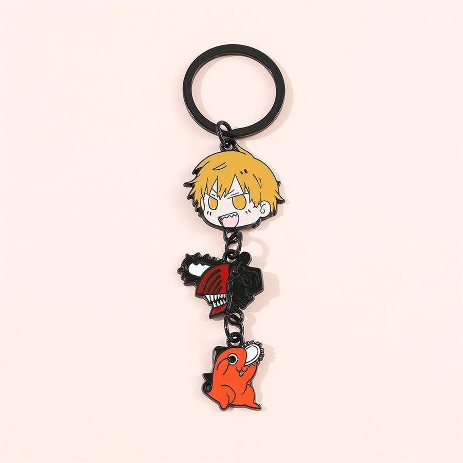 Anime Chainsaw Man - Denji Pochita Metal Anahtarlık