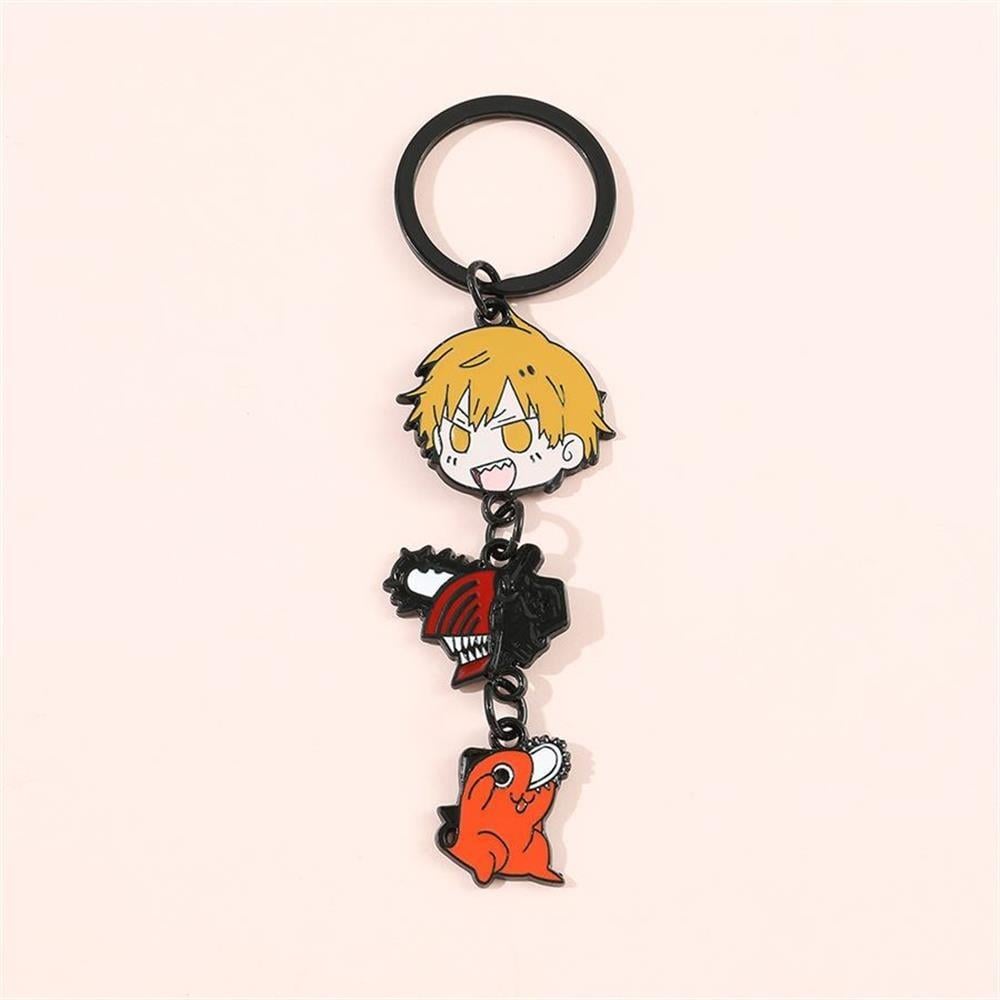 Anime Chainsaw Man - Denji Pochita Metal Anahtarlık