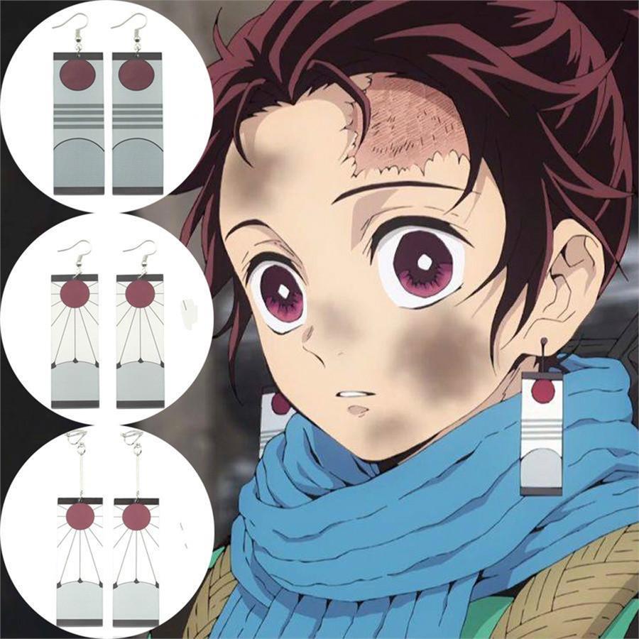 Anime Demon Slayer: Kimetsu No Yaiba Tanjiro Küpe