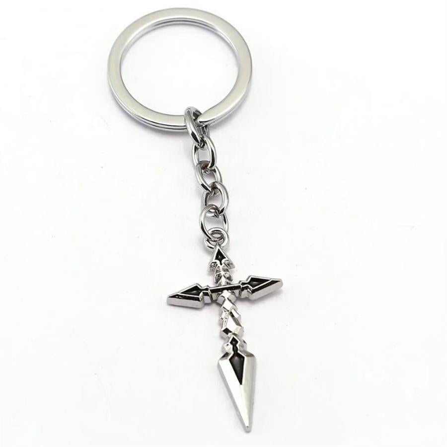 Anime Genshin Impact - Saber Cross Metal Anahtarlık