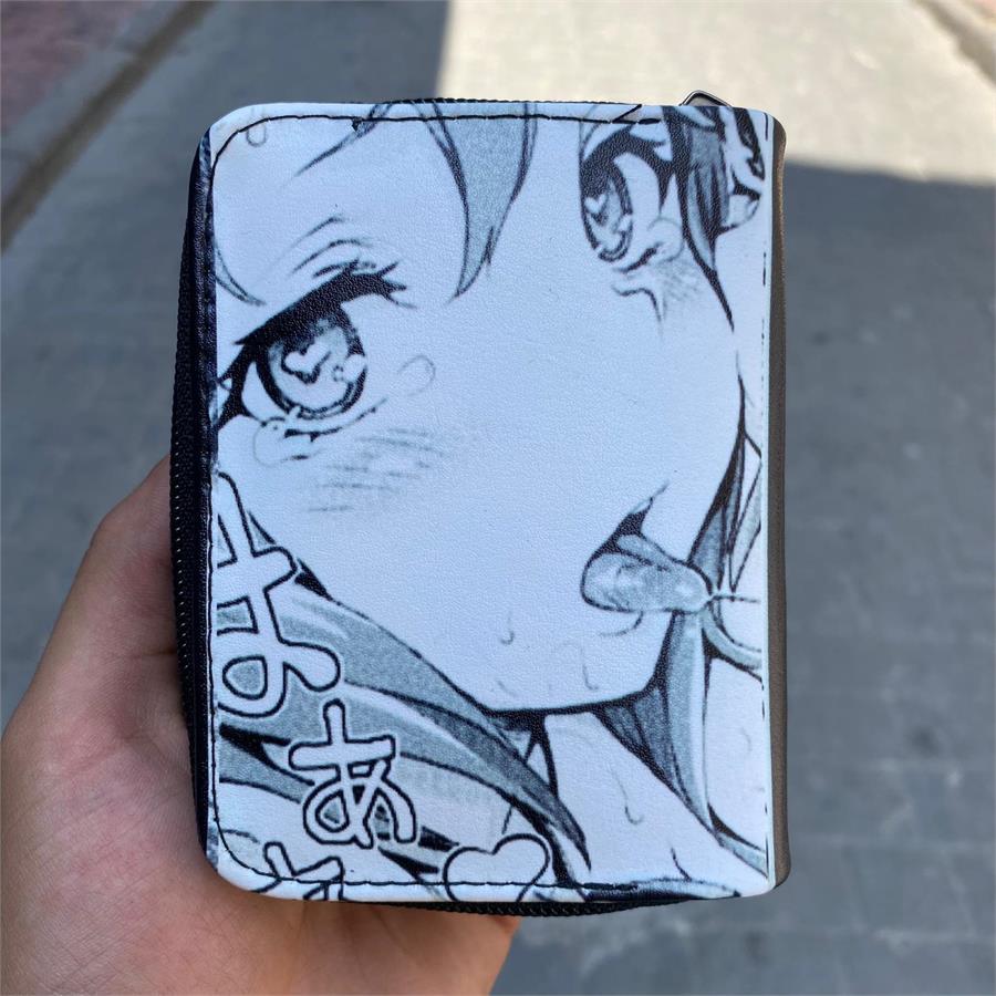 Anime Japanese Yandere Girl Kısa Cüzdan