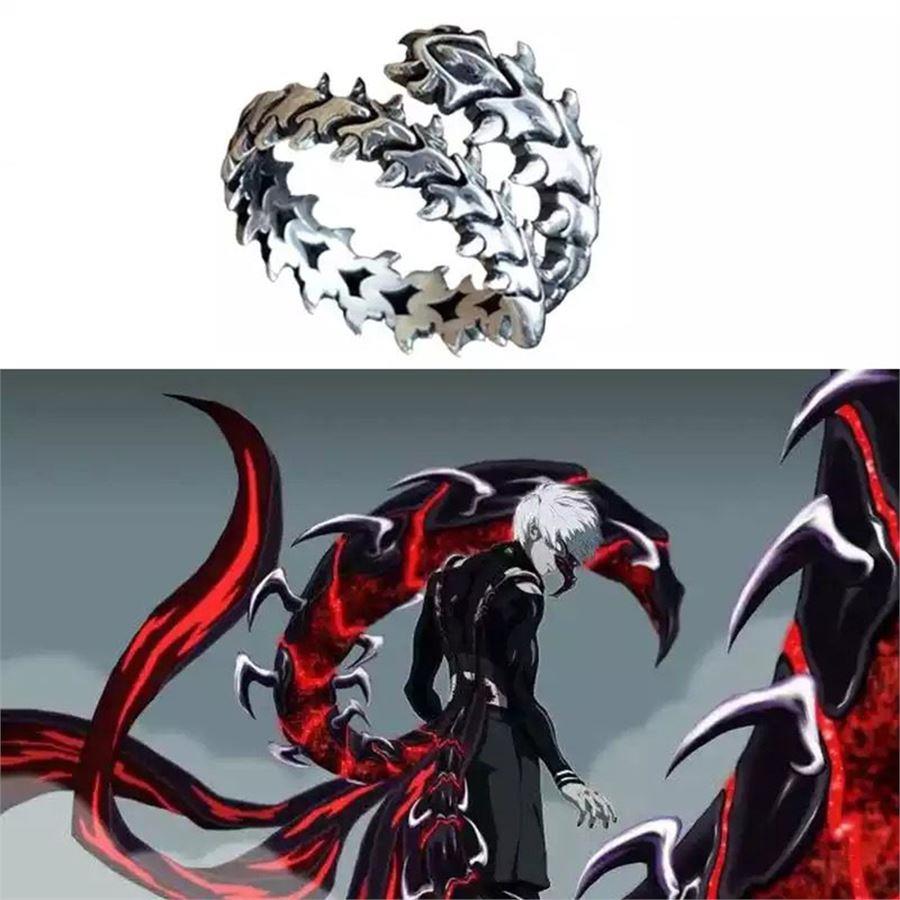 Anime Tokyo Ghoul Kaneki Ken Yüzük 