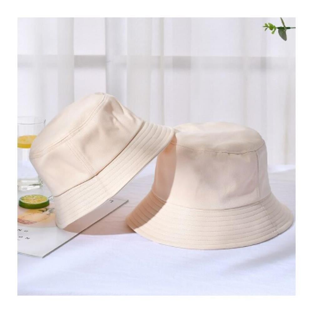 Bej Bucket Şapka