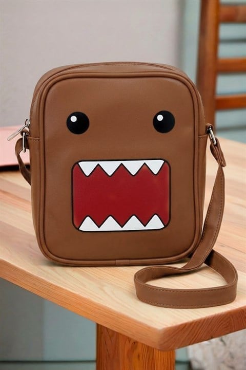 Kahverengi Domo Kun Yan Çanta