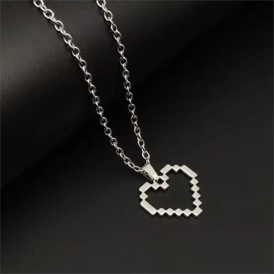 Pixel Heart Kolye 