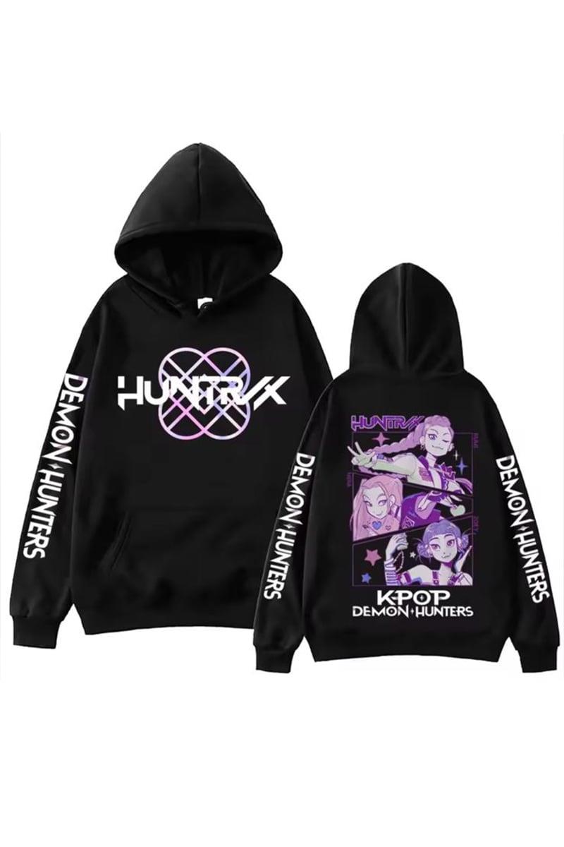 Siyah Kpop Demon Hunter Collage Y2K Unisex Sweatshirt
