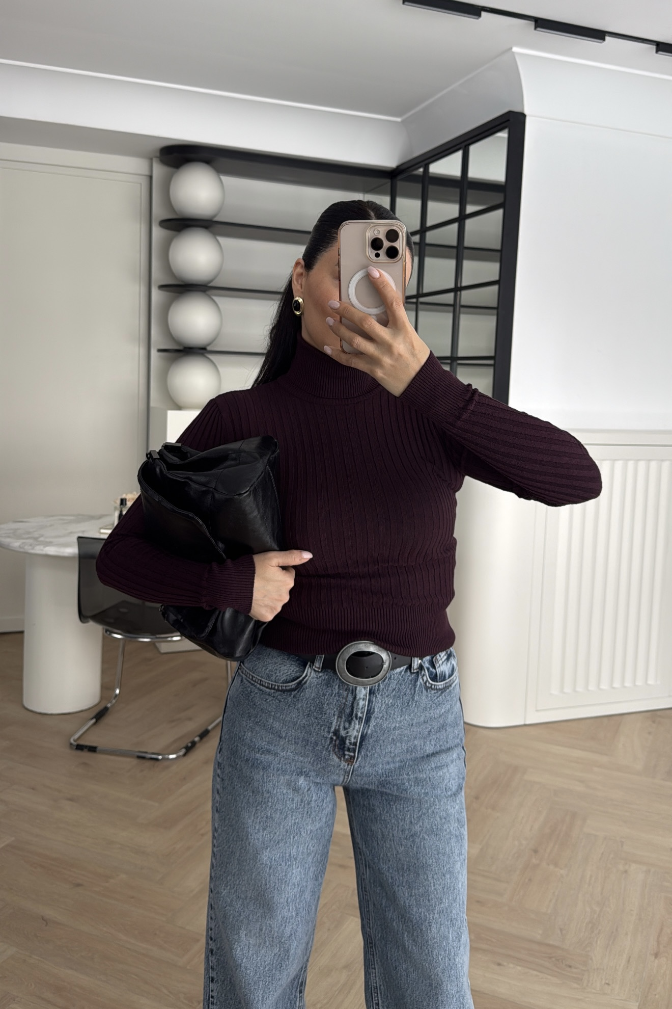 BALIKÇI YAKA TRİKO KAZAK MÜRDÜM 