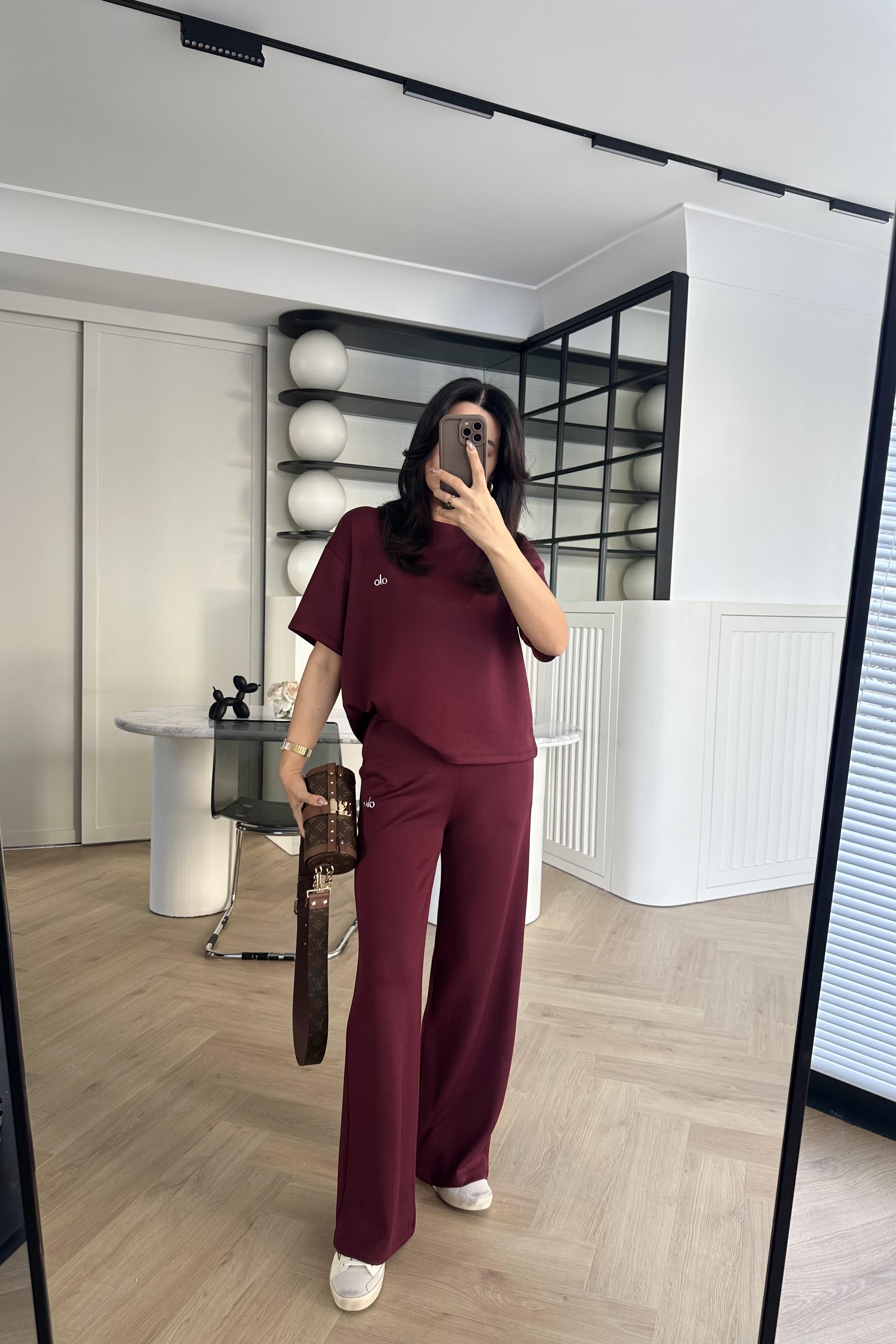 Bordo Modal Kumaş Alo Takım