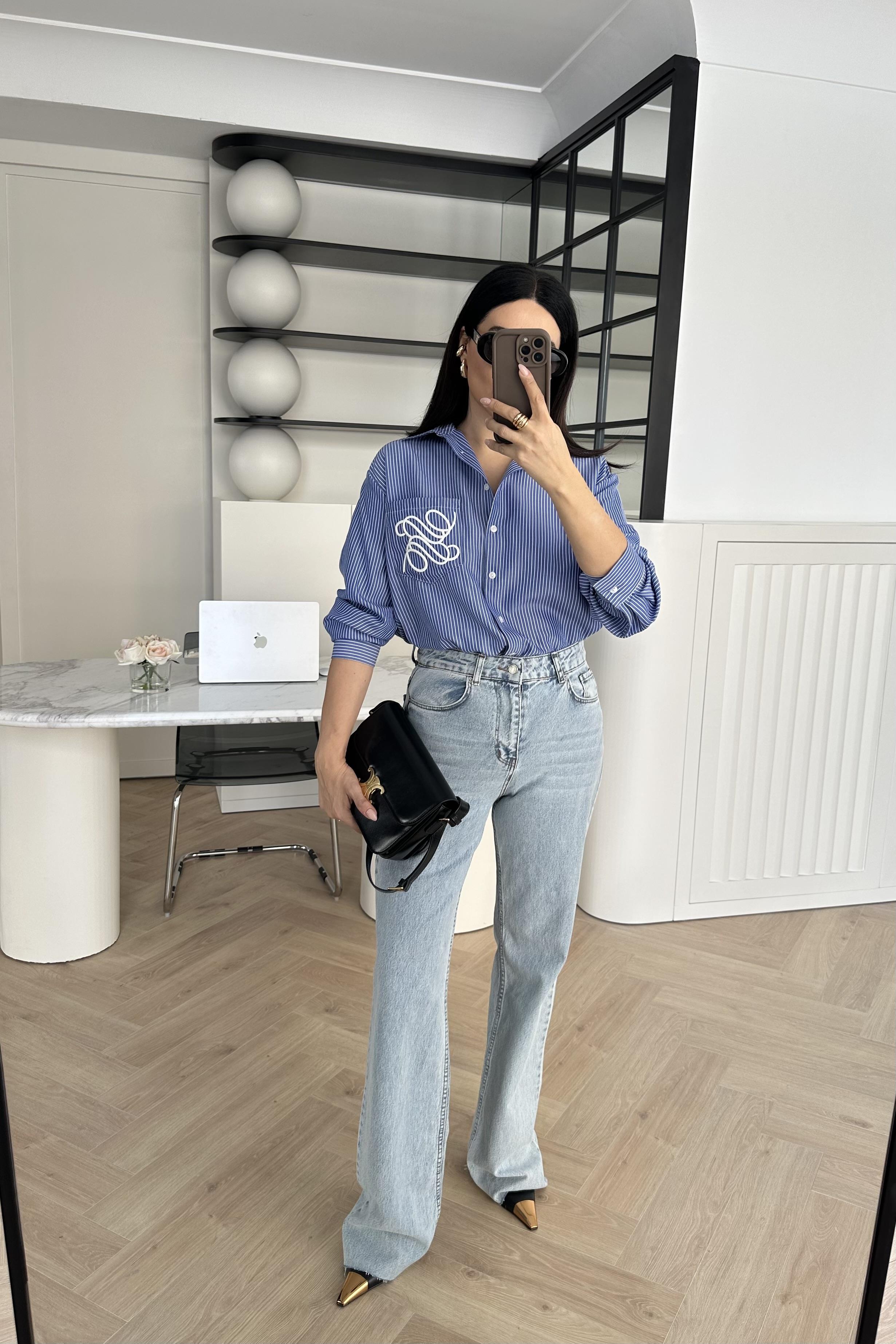 Buz Mavi Premium Straight Jean 