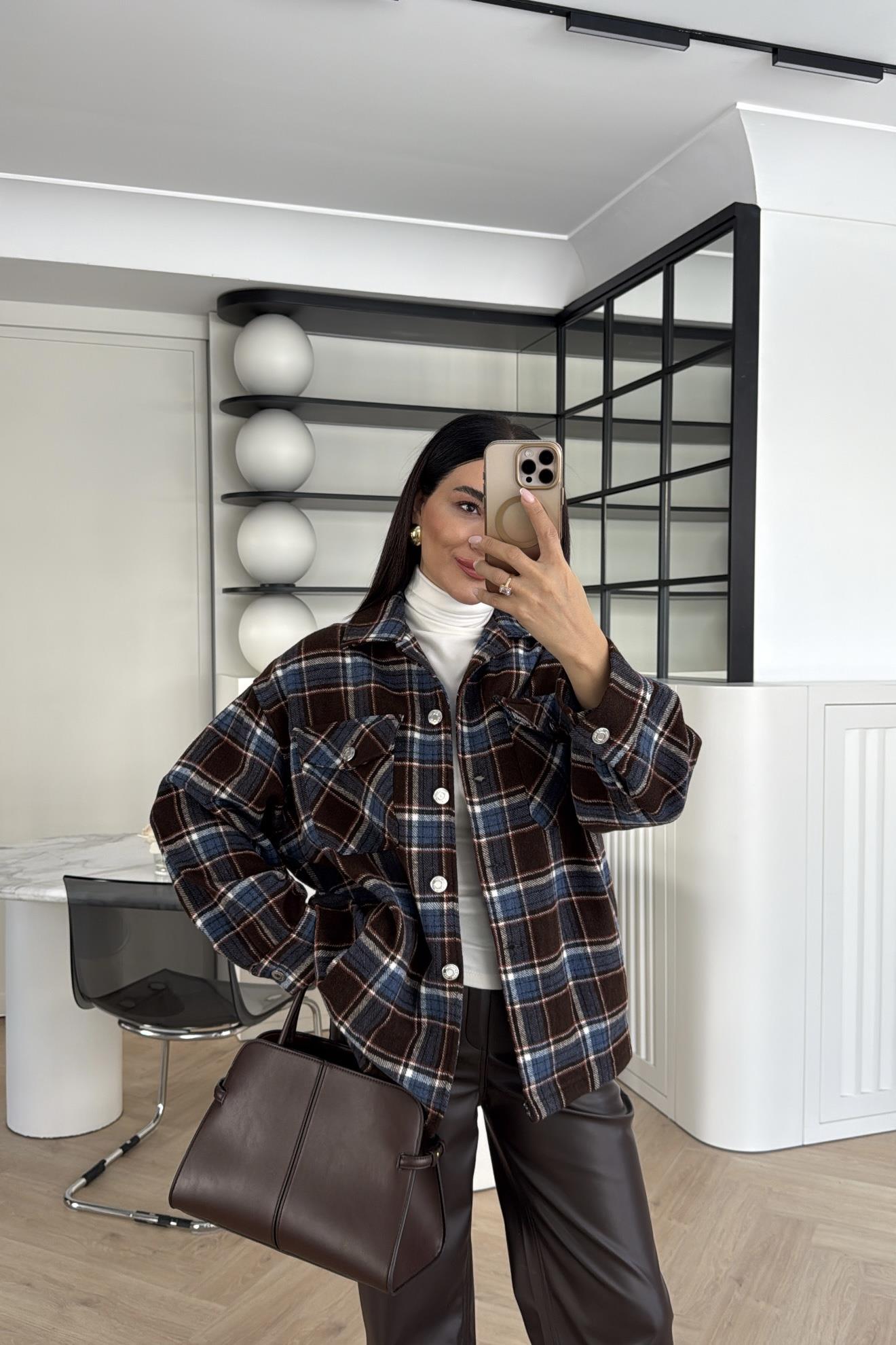 EKOSE DÜĞMELİ CEKET