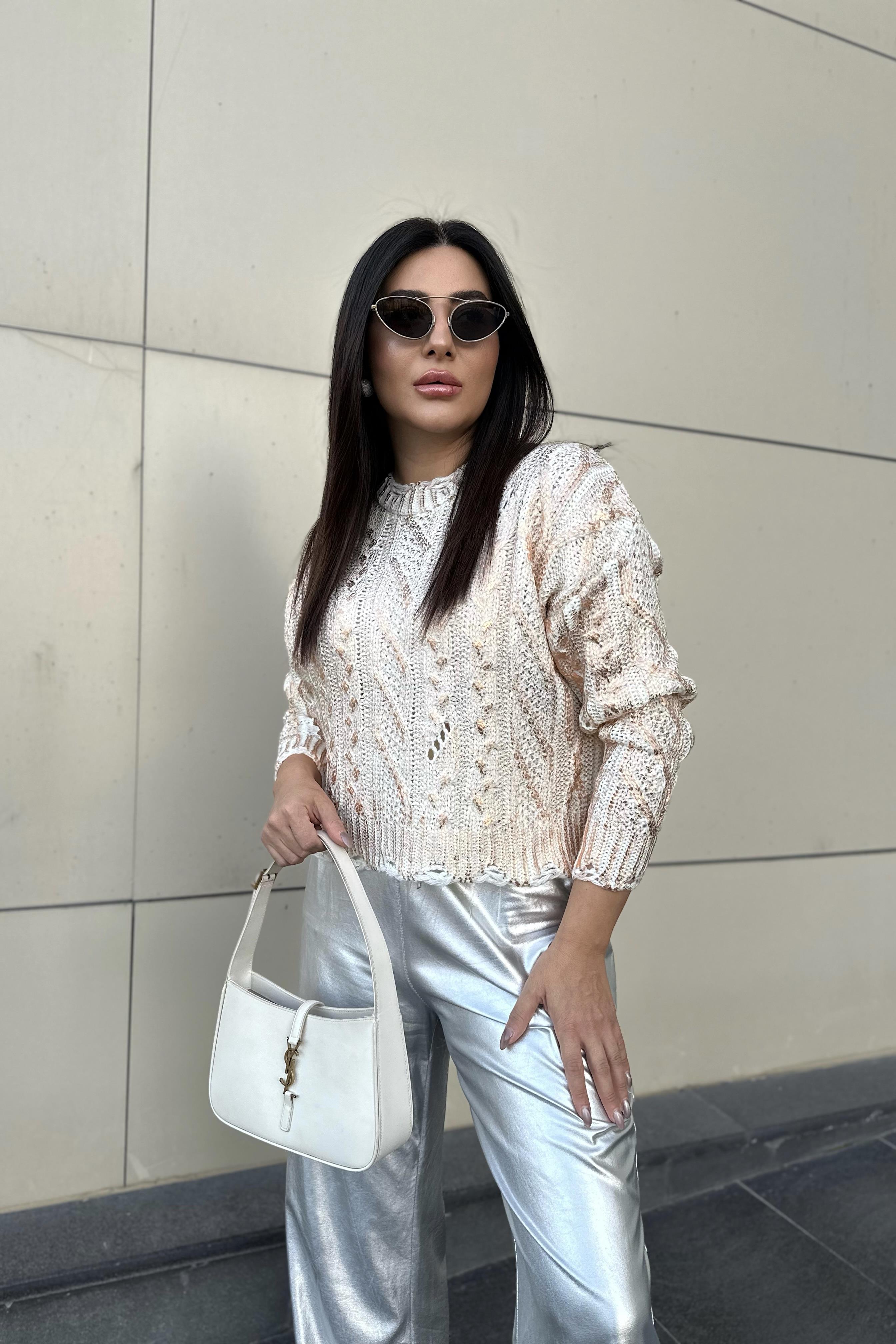 Gold Varaklı Marka Model Triko