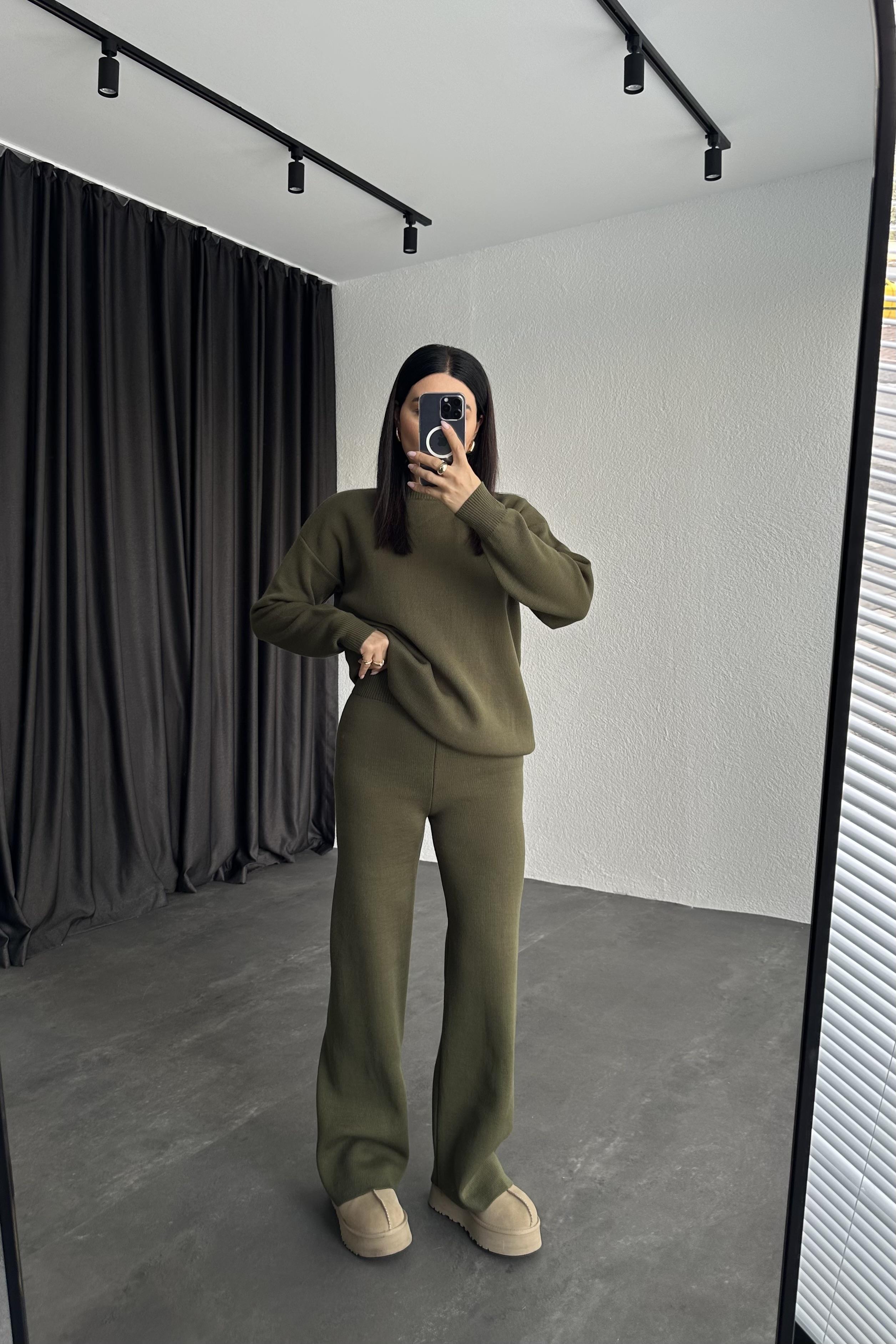 Haki Renk Massimo Triko Takım