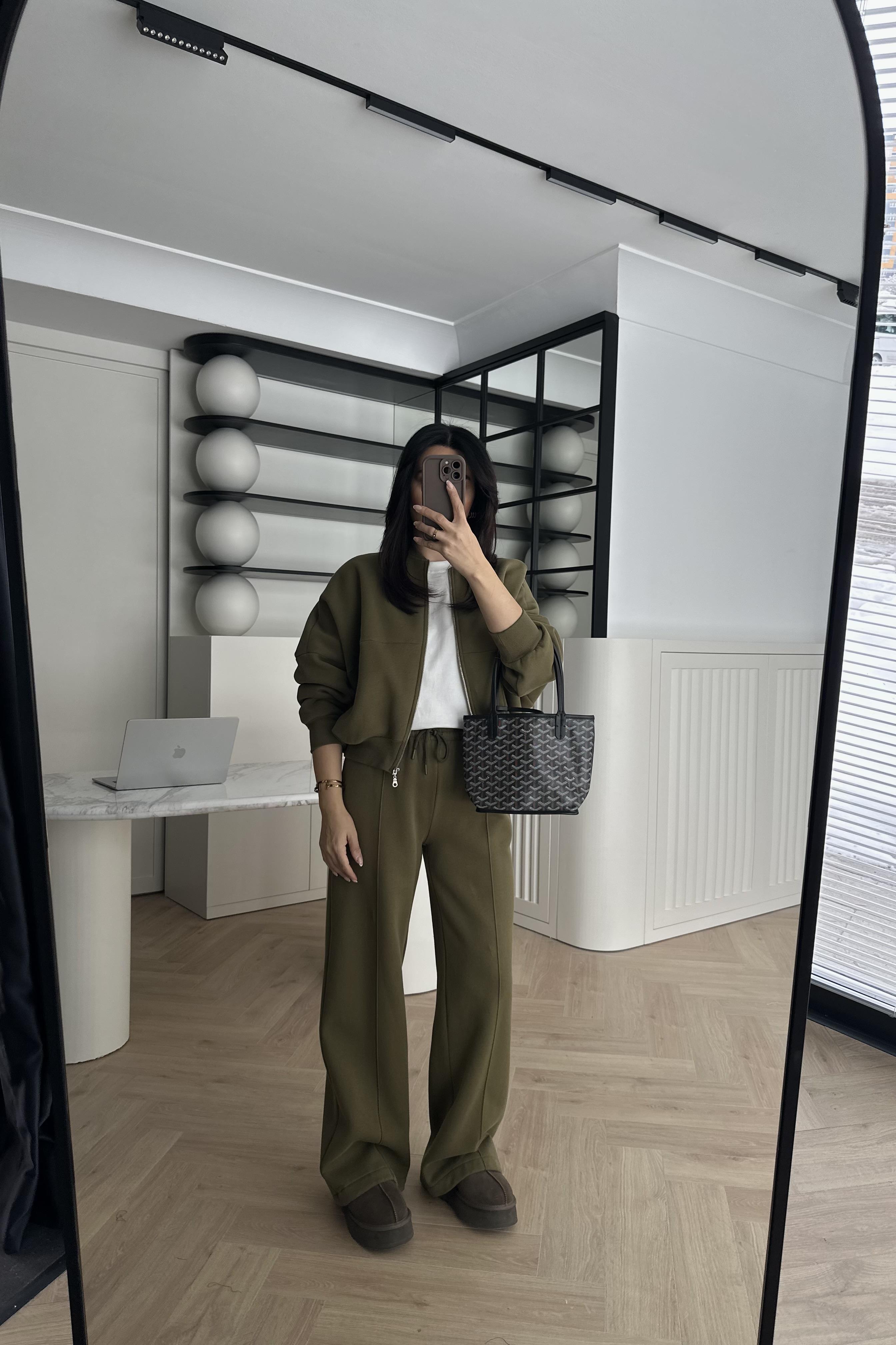 Haki Şardonlu Zr Model Eşofman Takımı