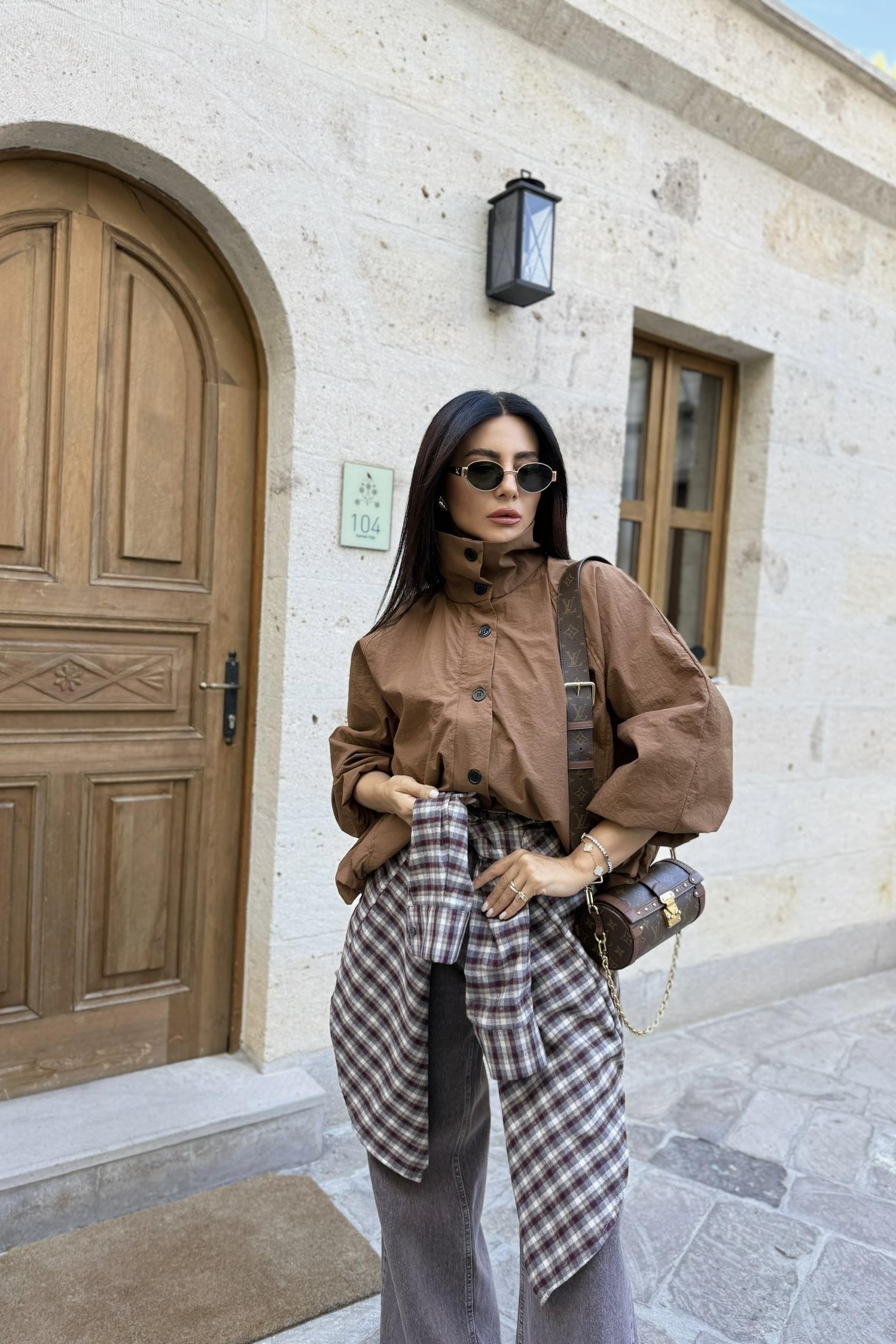 MASSİ MODEL KAHVE BOMBER CEKET