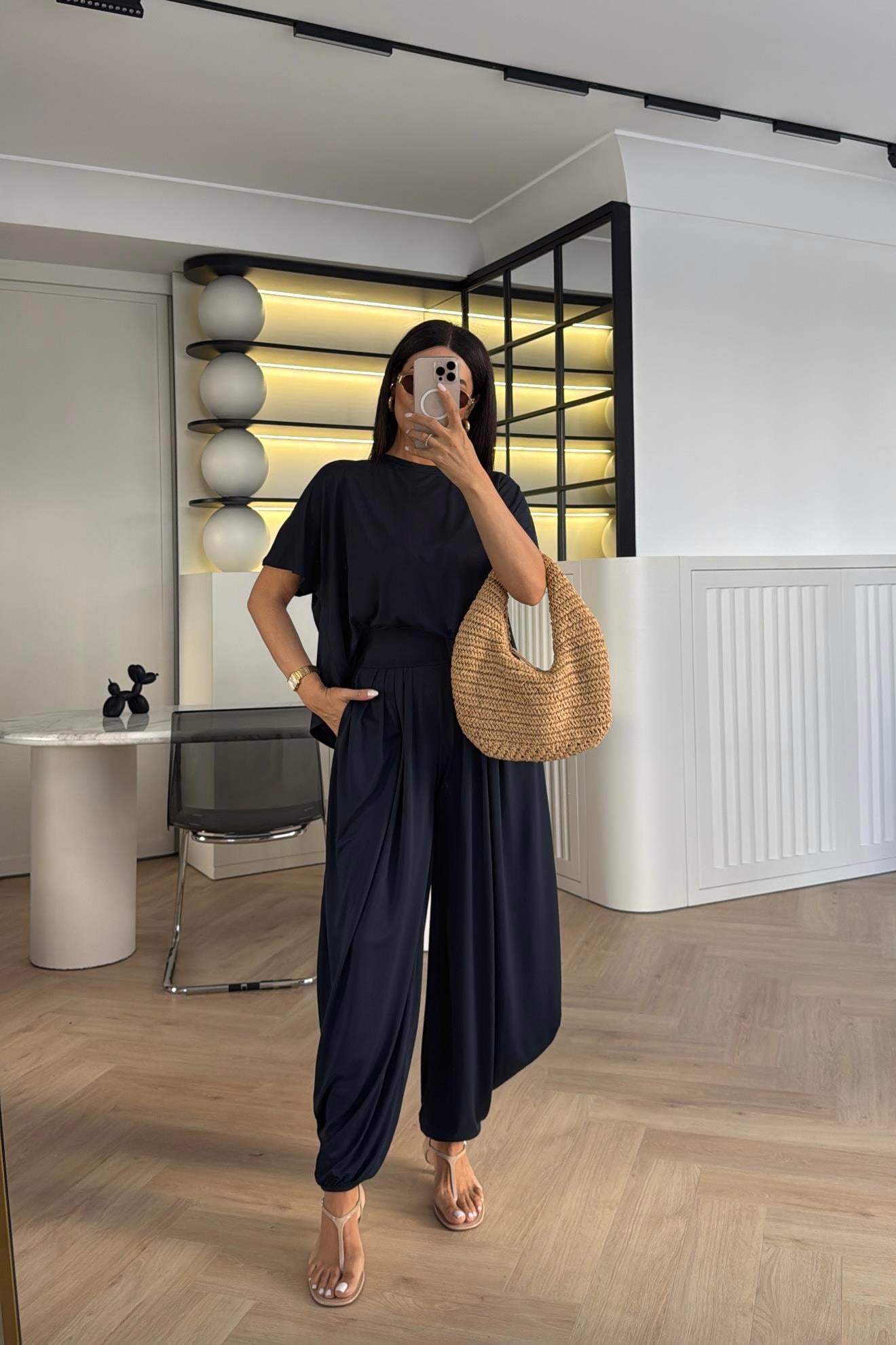 MODAL KUMAŞ ŞALVAR MODEL LACİ TAKIM