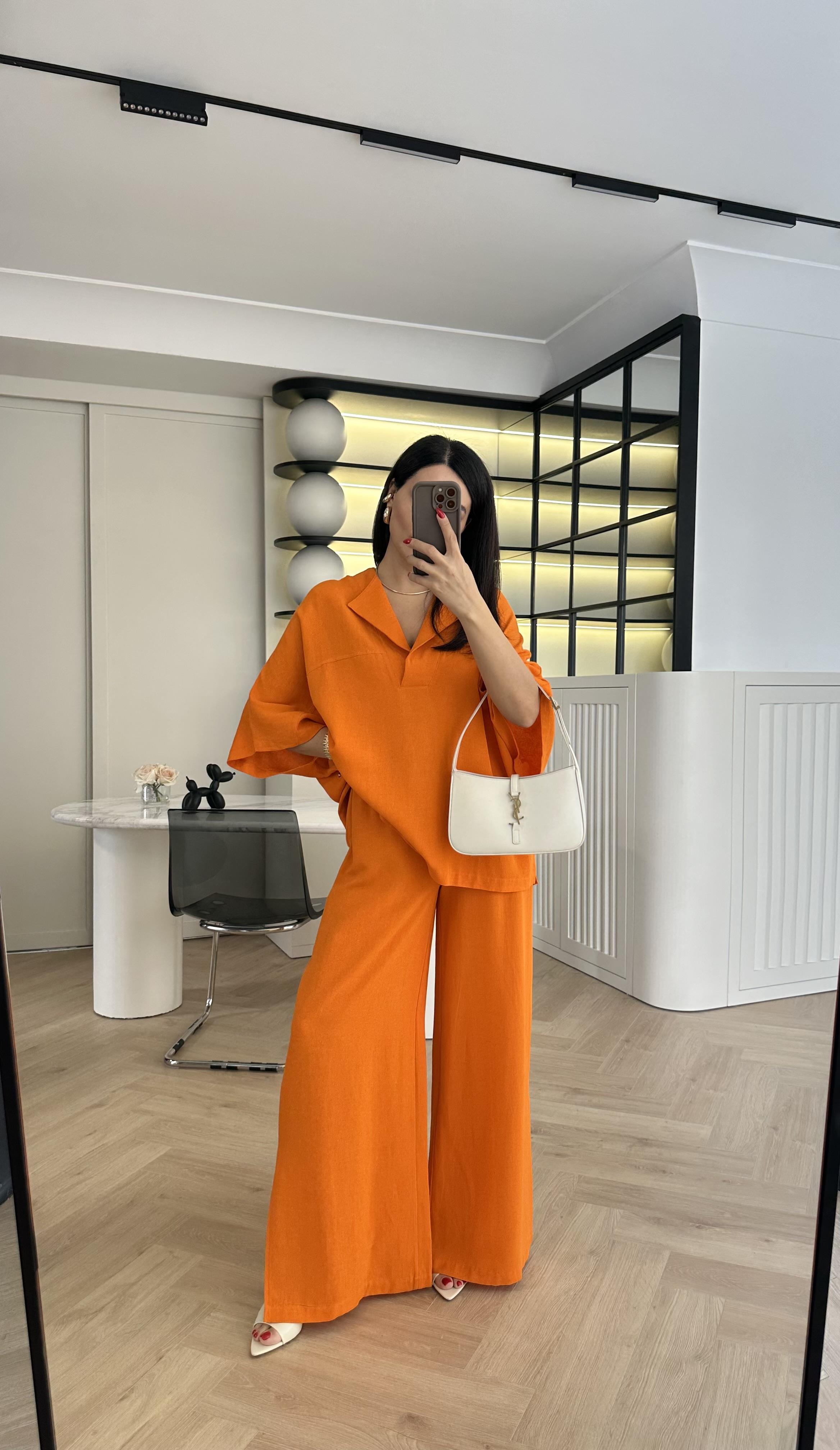 Oranj Rahat Kalıp Keten Takım