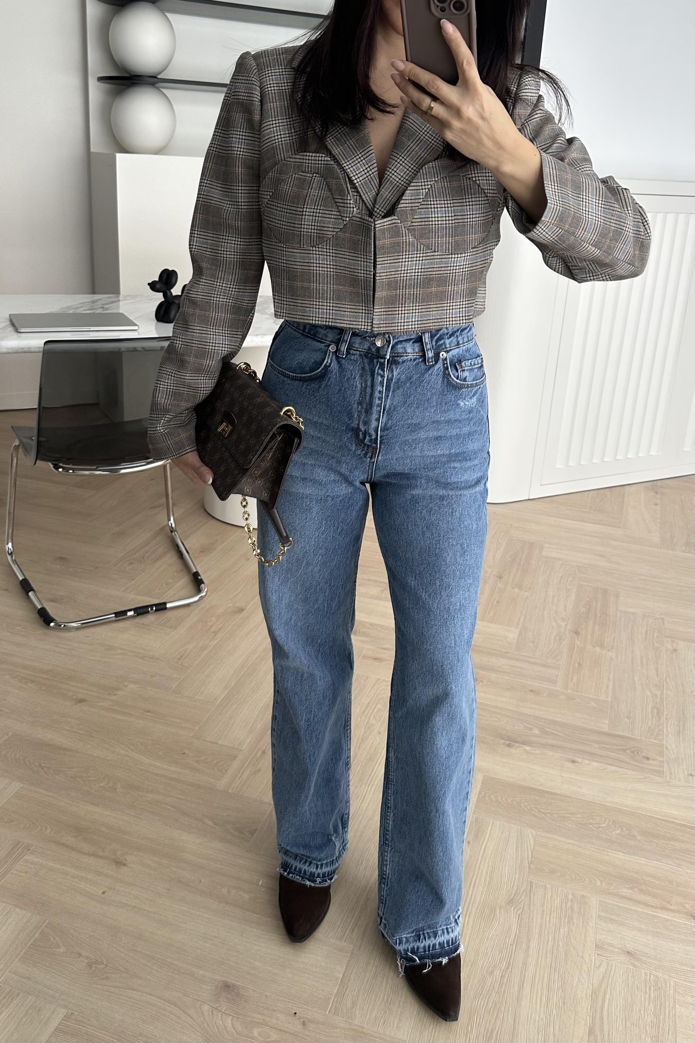 Paça Detaylı Premium Jean Pantolon 