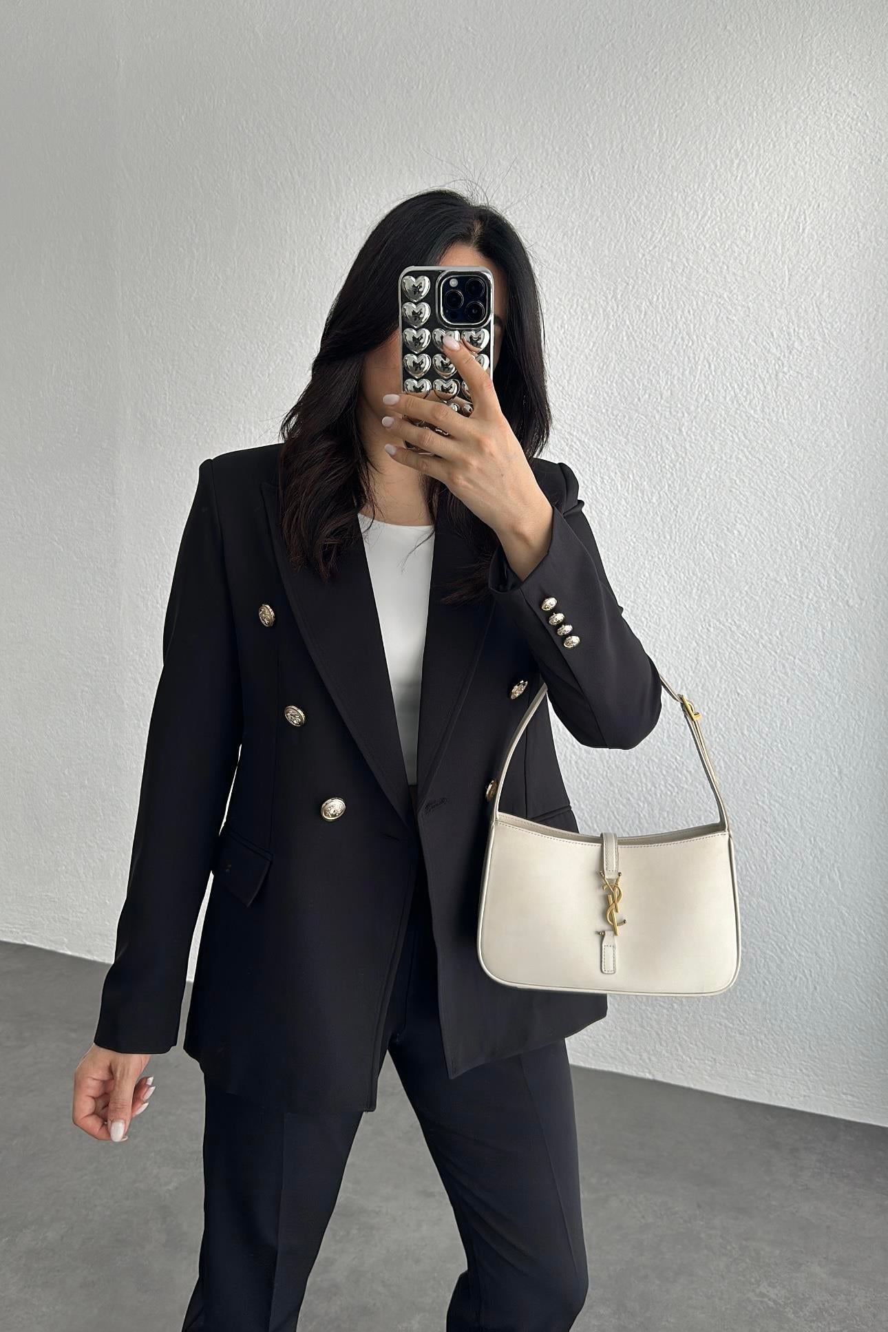 Premium Seri Ceket Pantolon Takım Siyah