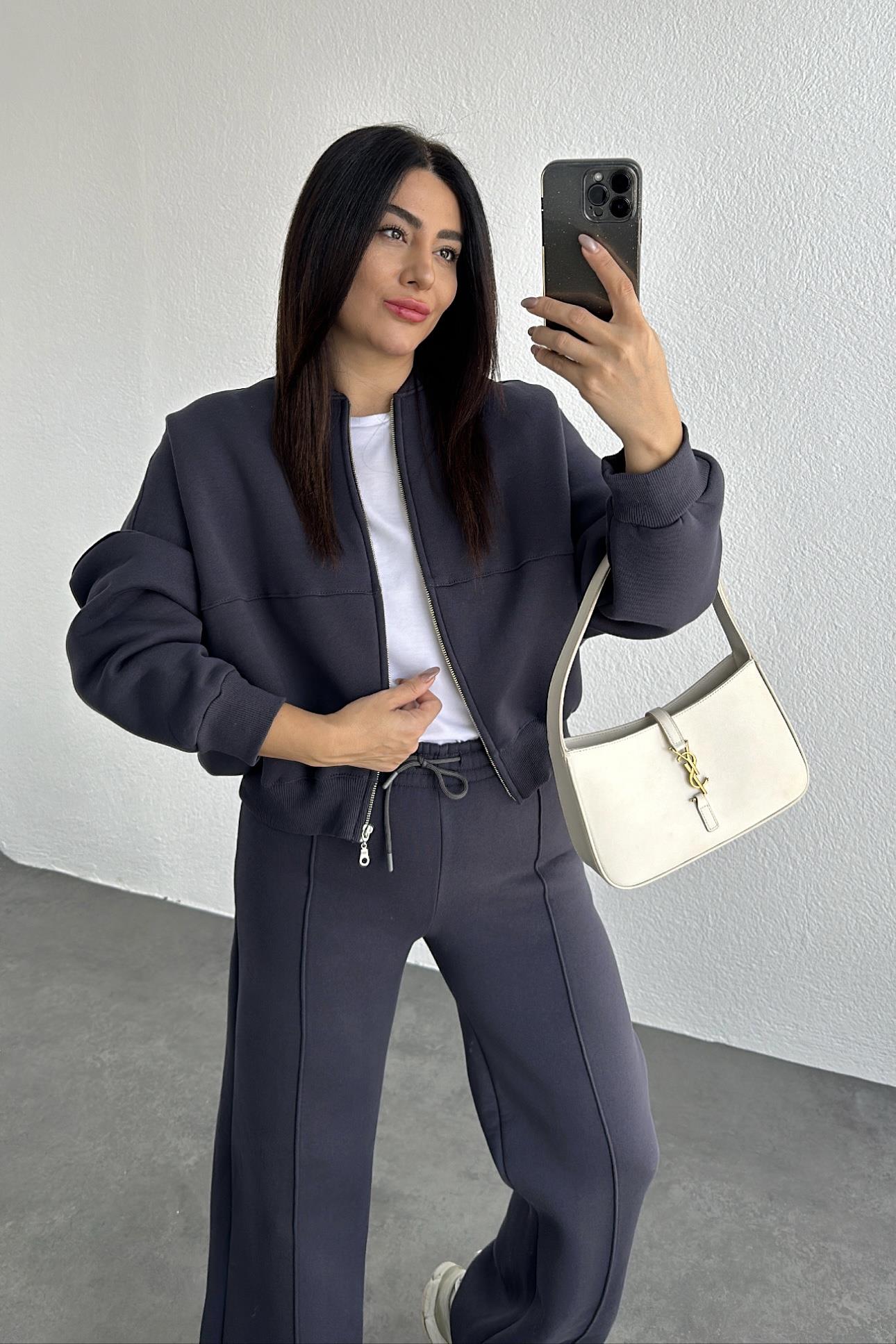 Şardonlu Marka Model Takım Antrasit