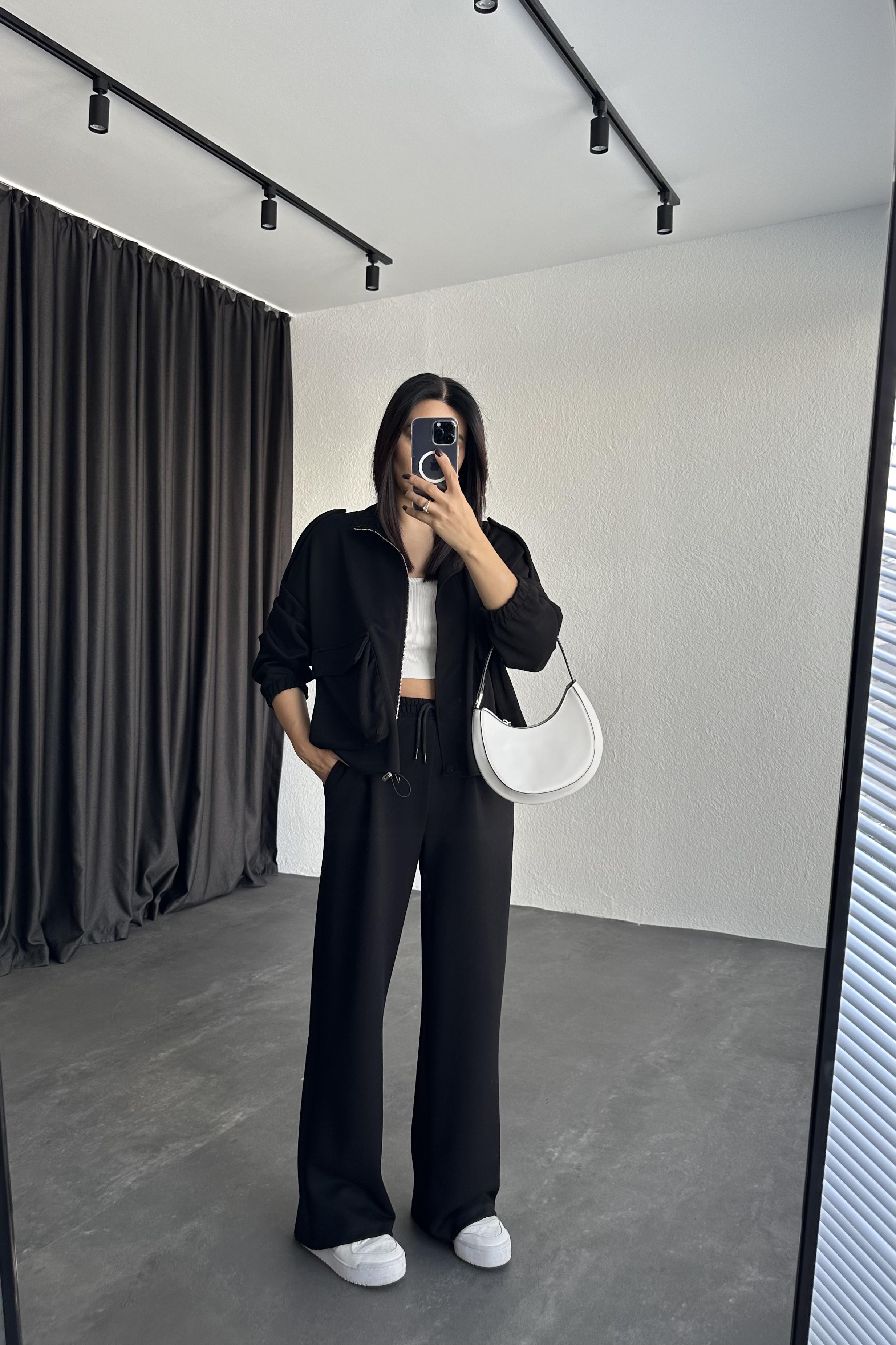 Siyah Renk Torba Cepli Modal Takım