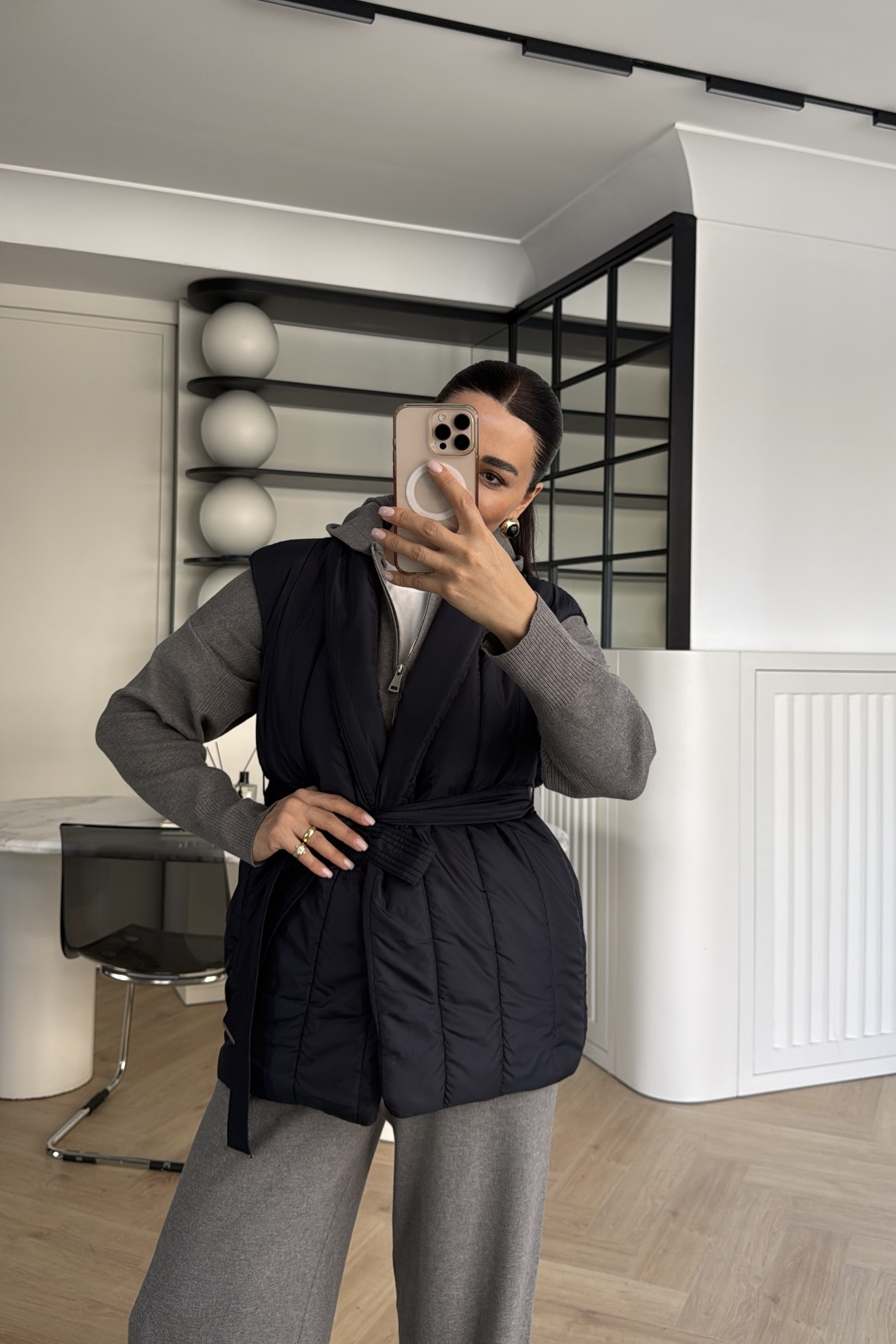 URBAN TRİKOLU ŞİŞME YELEK LACİVERT 