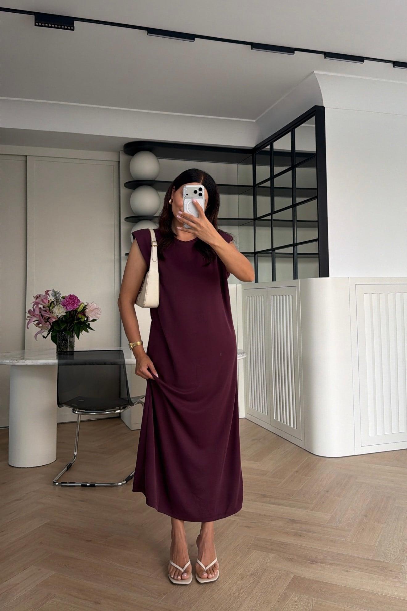 VATKALI MODAL KUMAŞ ELBİSE MÜRDÜM 