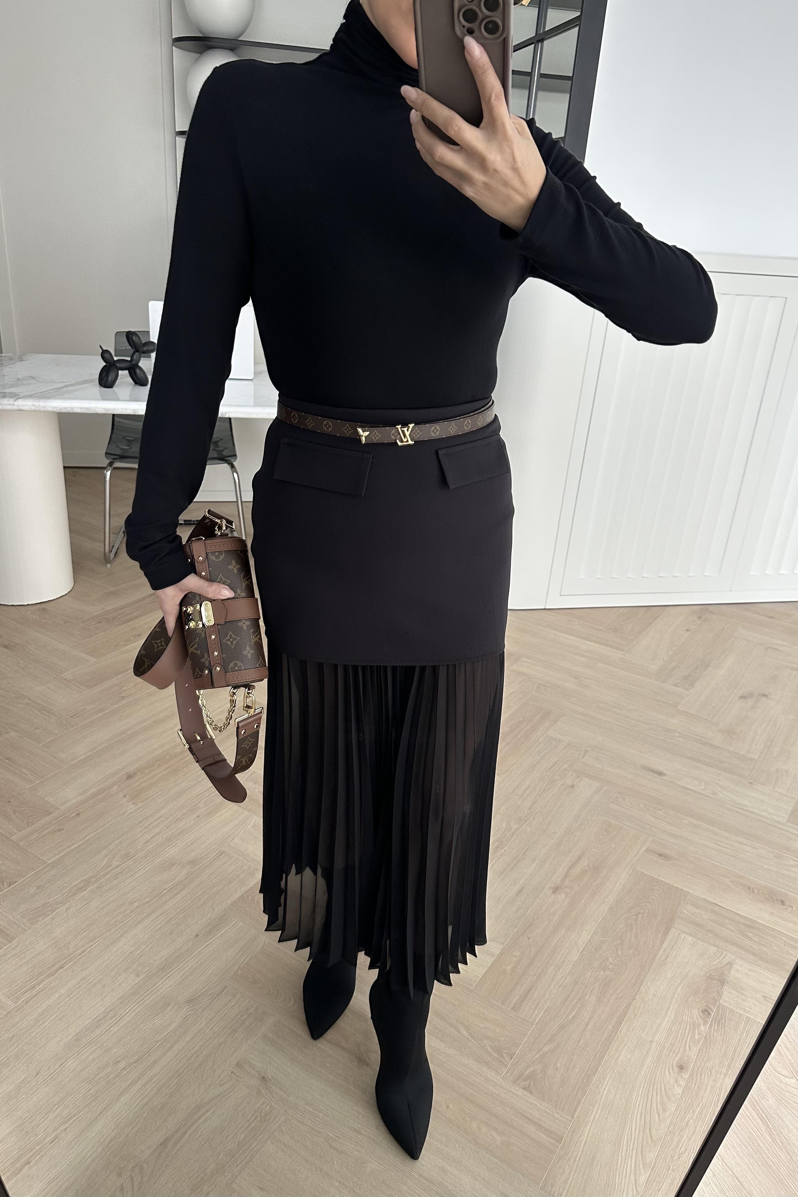 Zr Model Şifon Astarlı Etek 