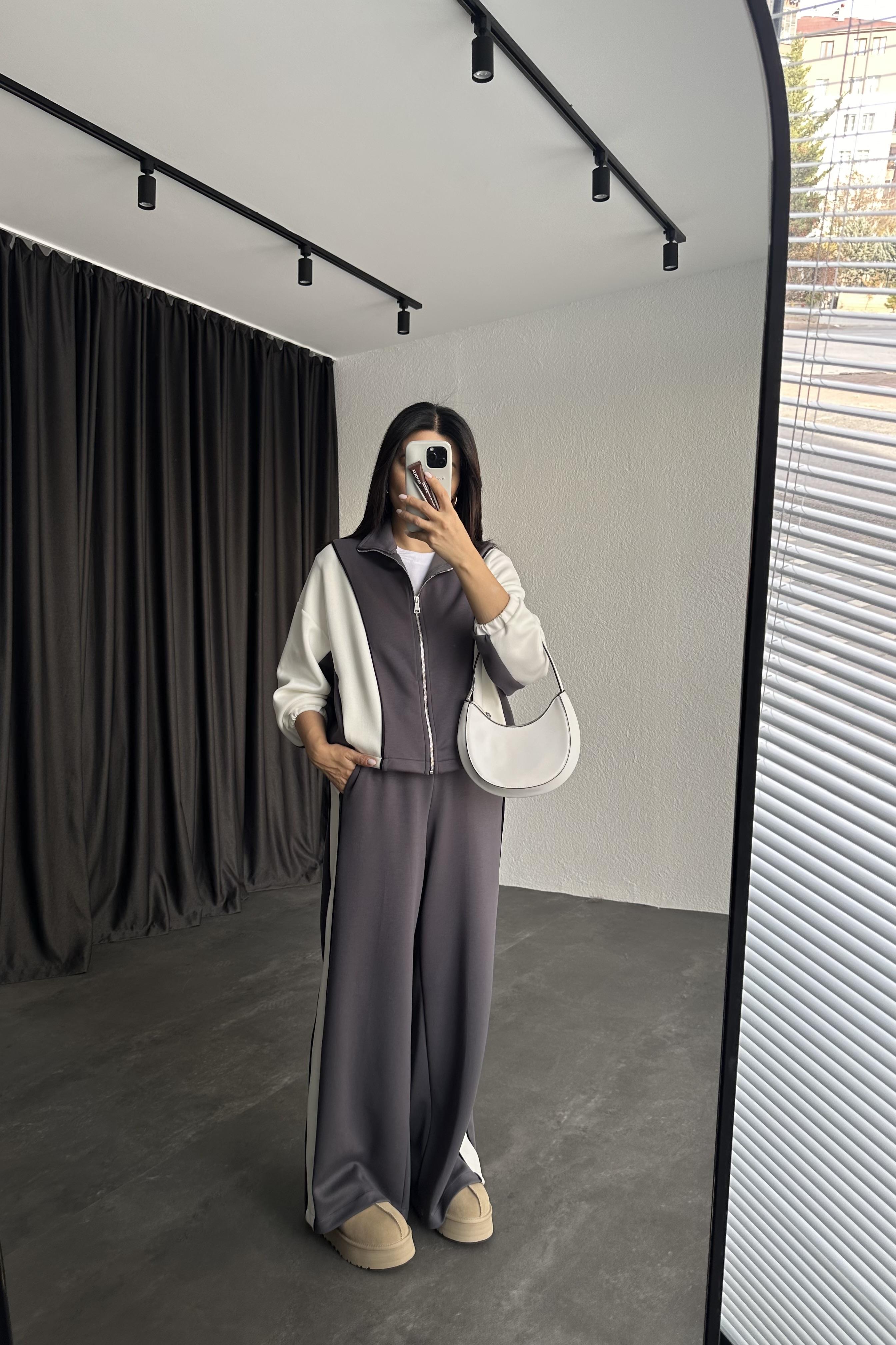 Antrasit Oysho Renk Geçişli Modal Takım 