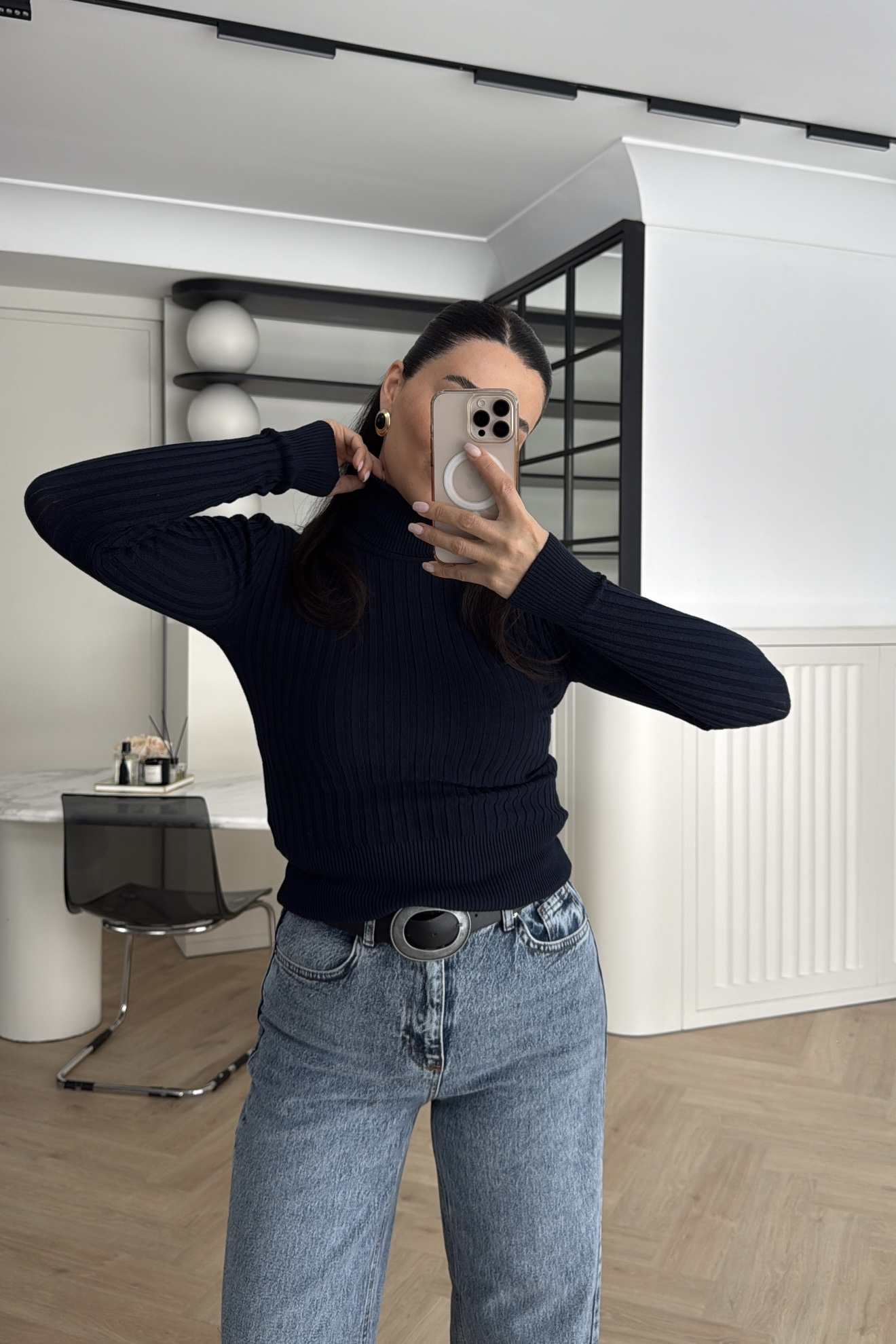 BALIKÇI YAKA TRİKO KAZAK LACİ 