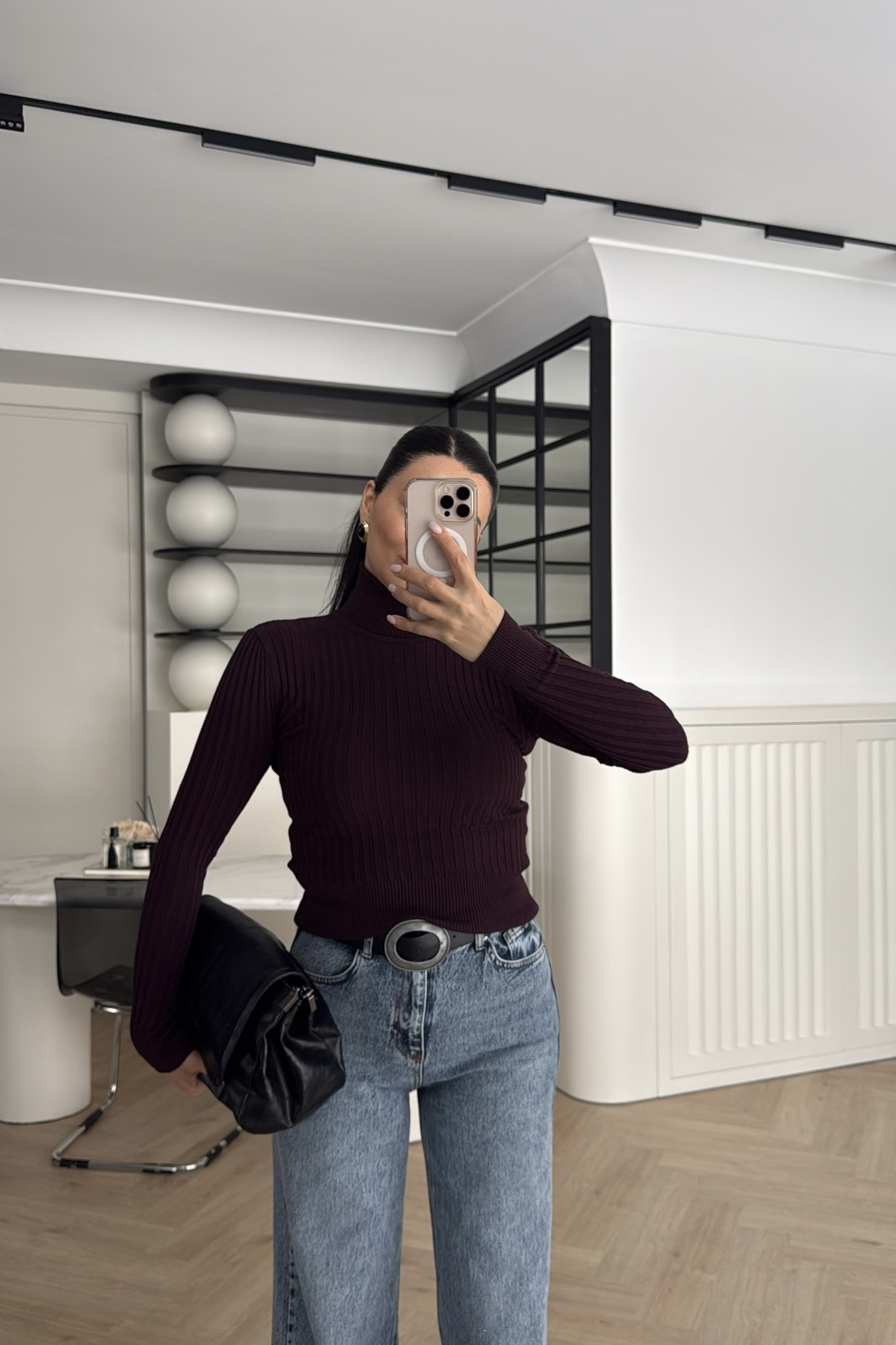 BALIKÇI YAKA TRİKO KAZAK MÜRDÜM 