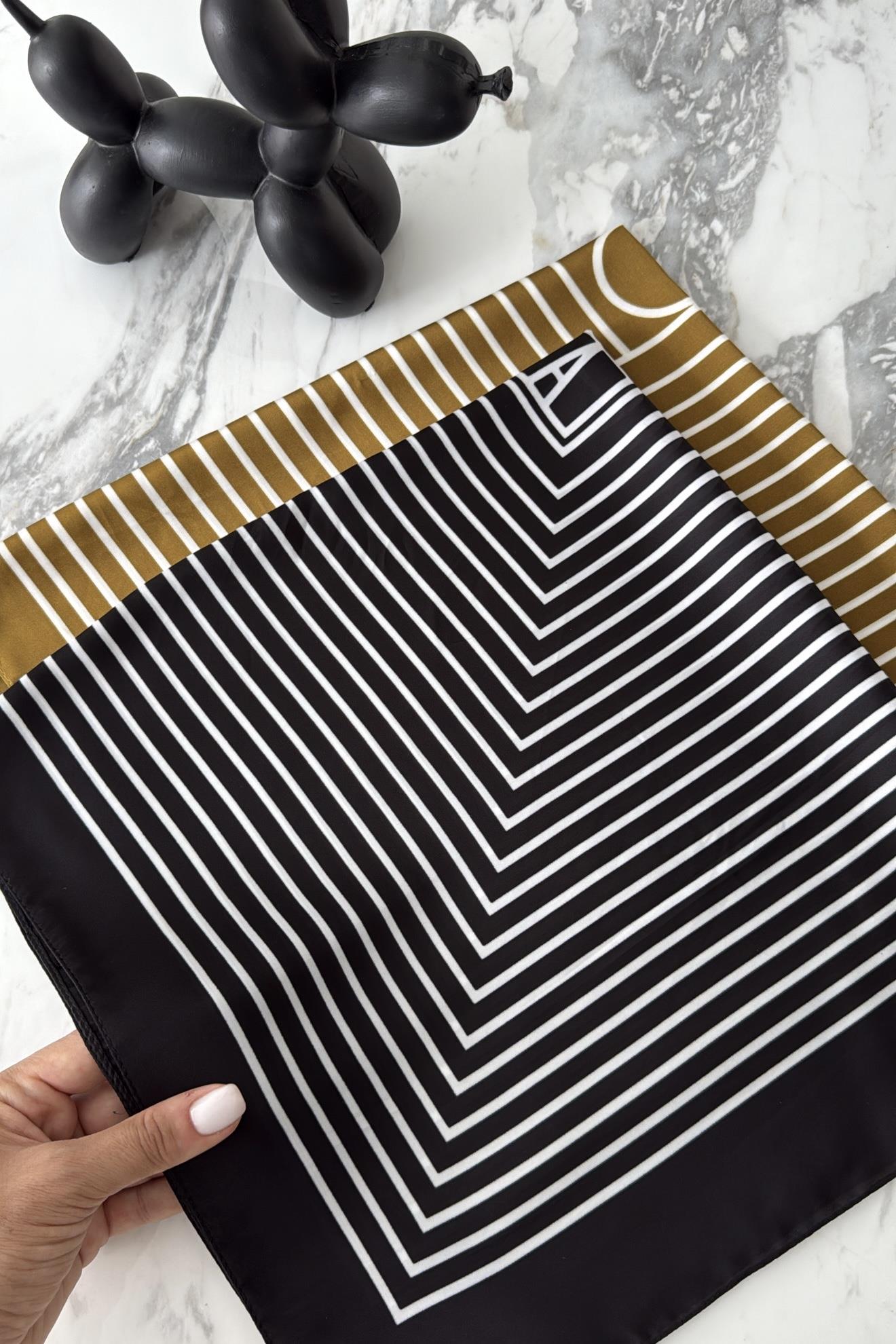 DESENLİ 70x70 CM SATEN FULAR