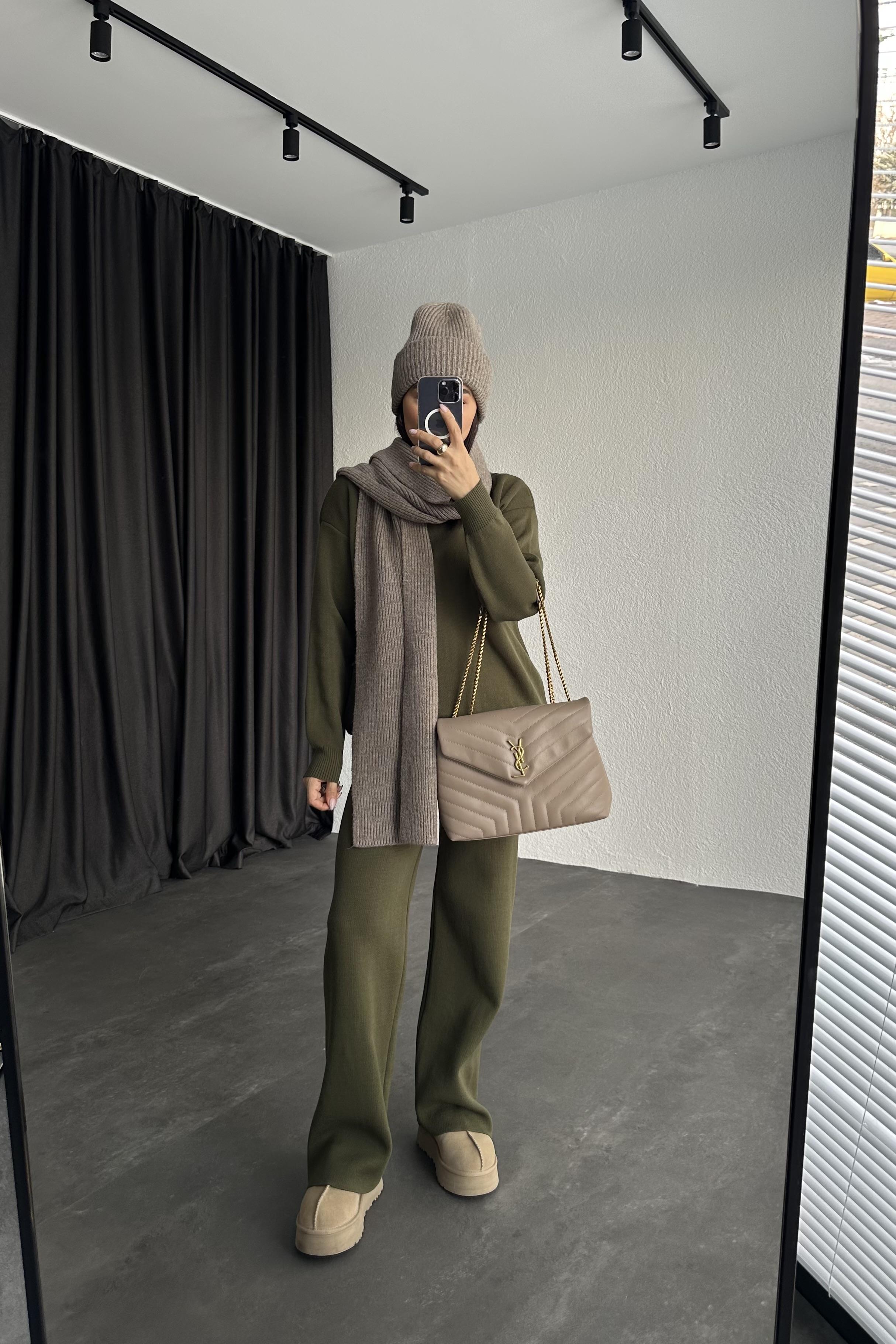 Haki Renk Massimo Triko Takım