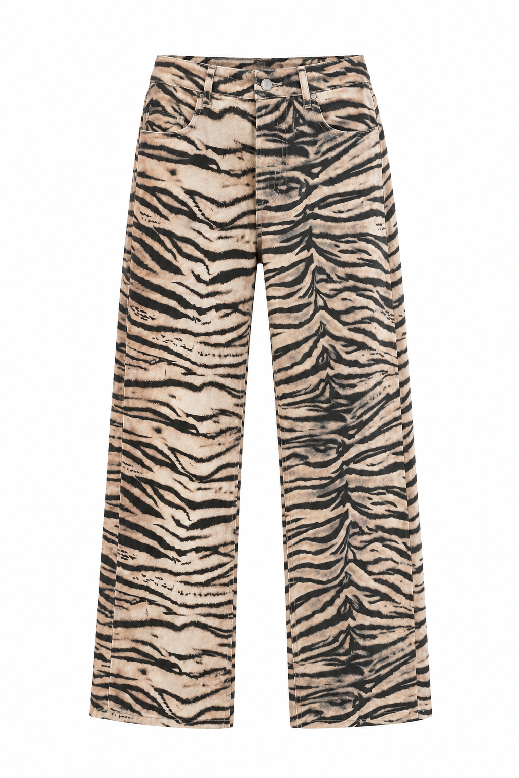 Marka Model Zebra Desen Pantolon 