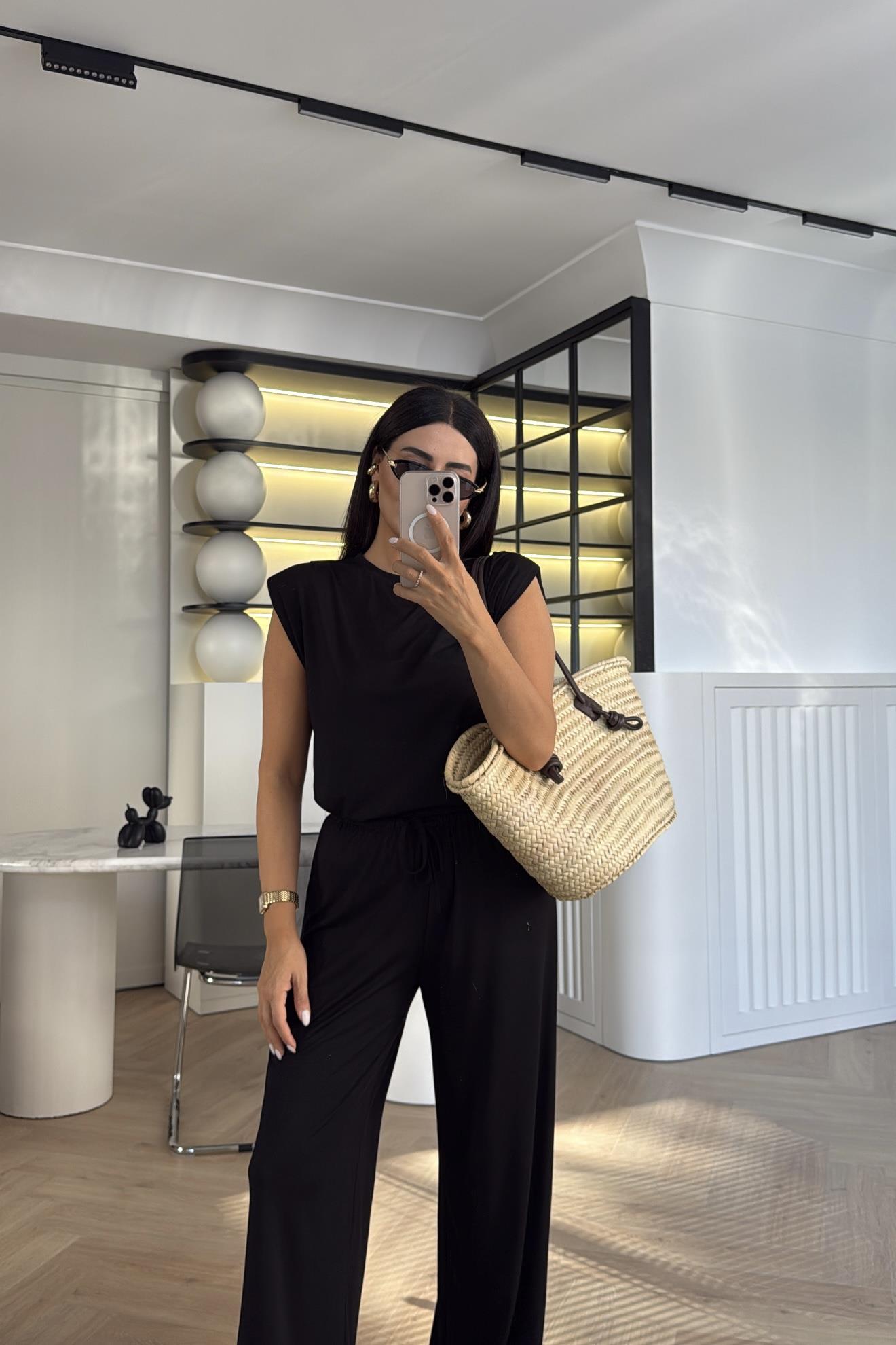 MODAL KUMAŞ VATKALI TAKIM SİYAH