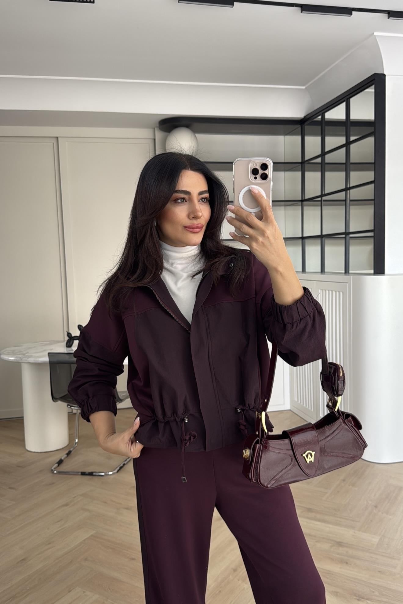 MÜRDÜM PARAŞÜT KUMAŞ FERMUARLI EŞOFMAN TAKIMI