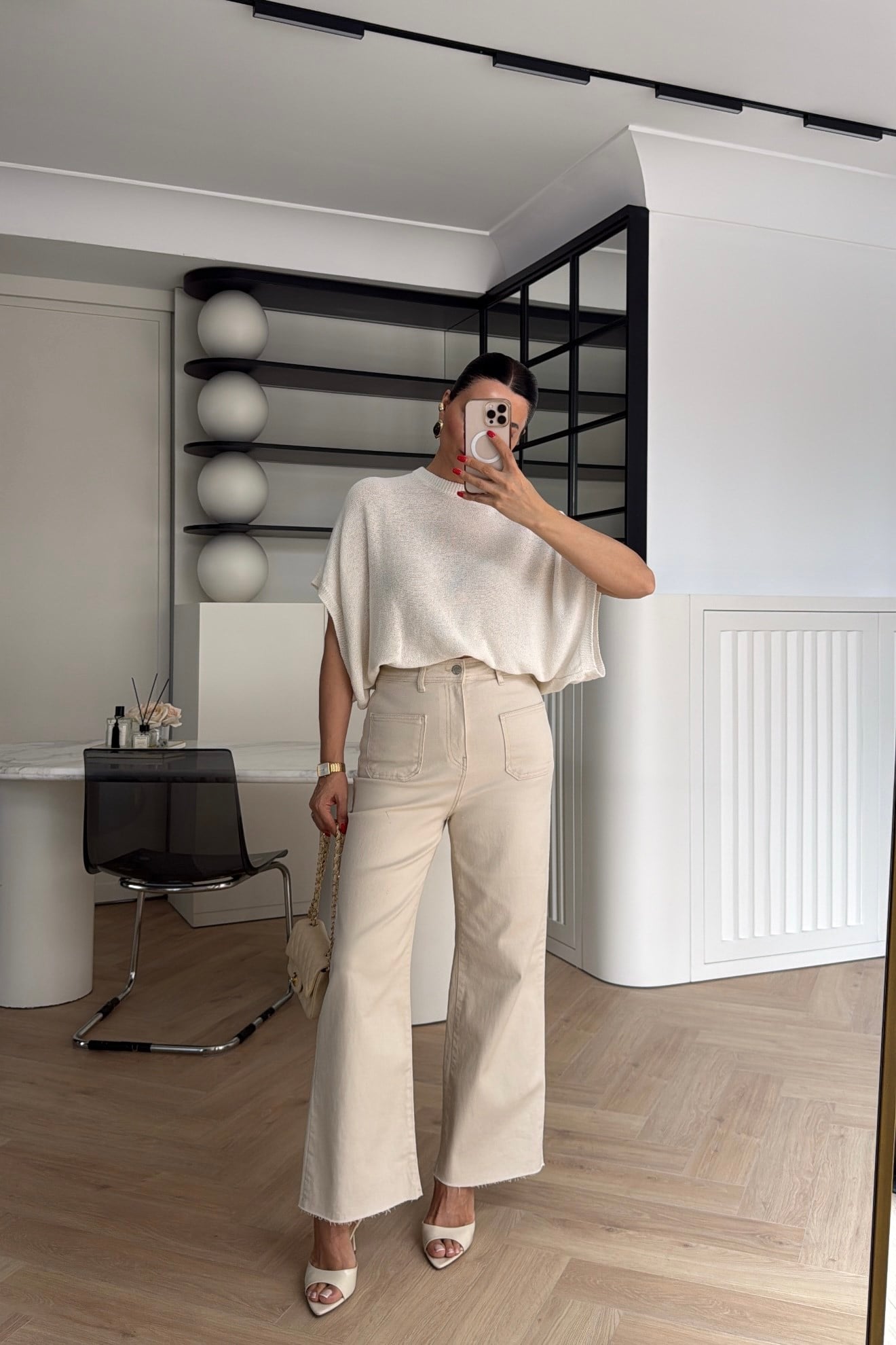 ÖNDEN CEPLİ KESİK PAÇALI JEAN NUDE 