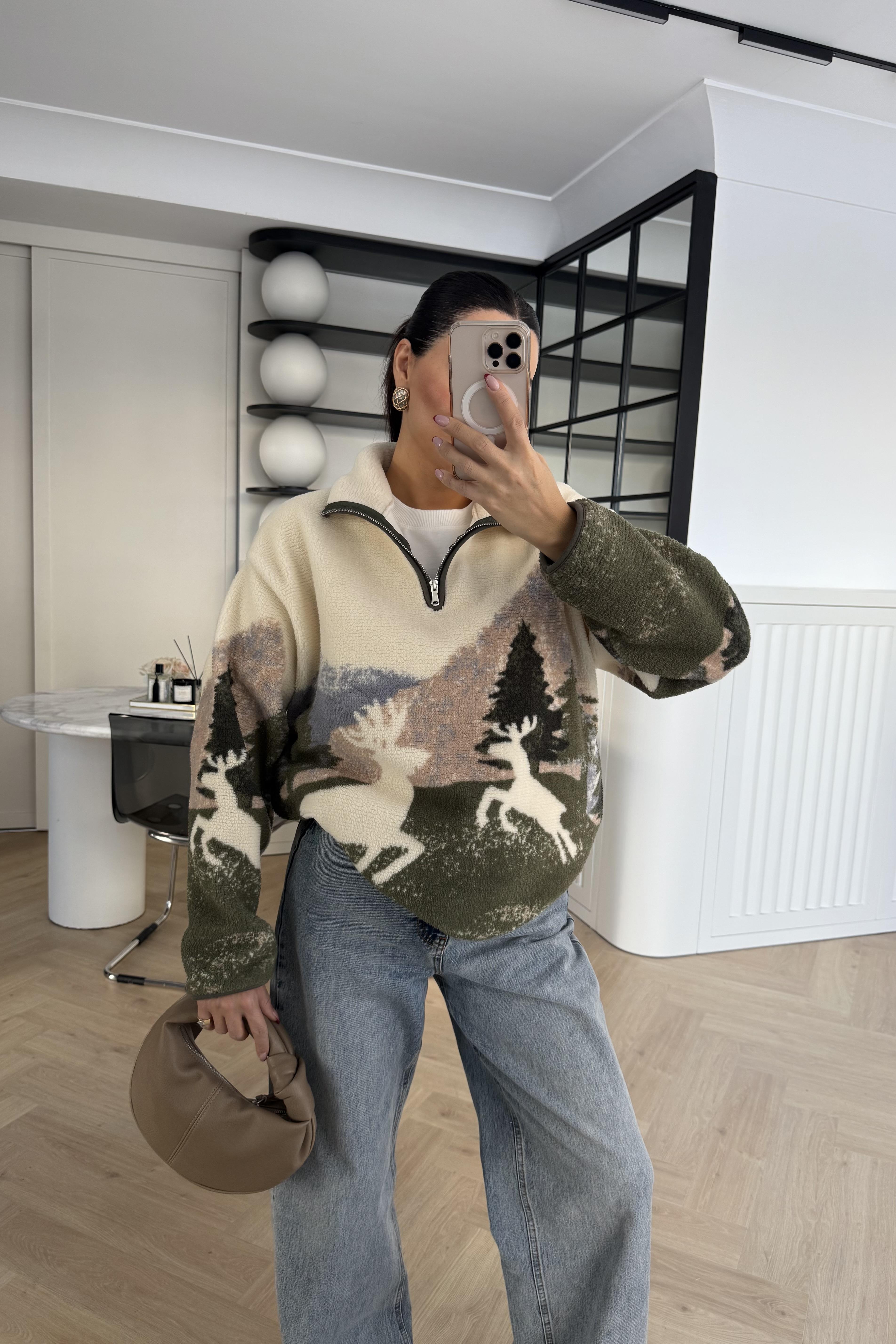 OYSH MODEL GEYİKLİ POLAR SWEATSHİRT