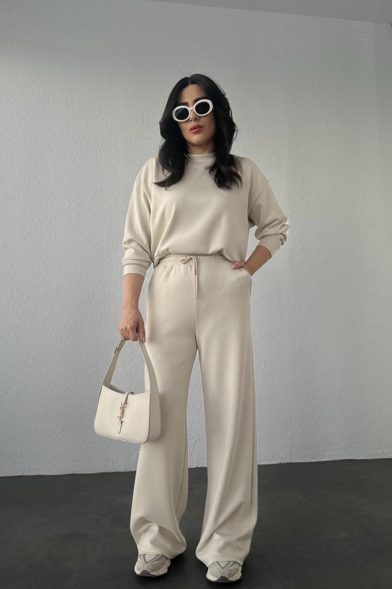 Premium Seri Modal Kumaş İkili Takım Taş