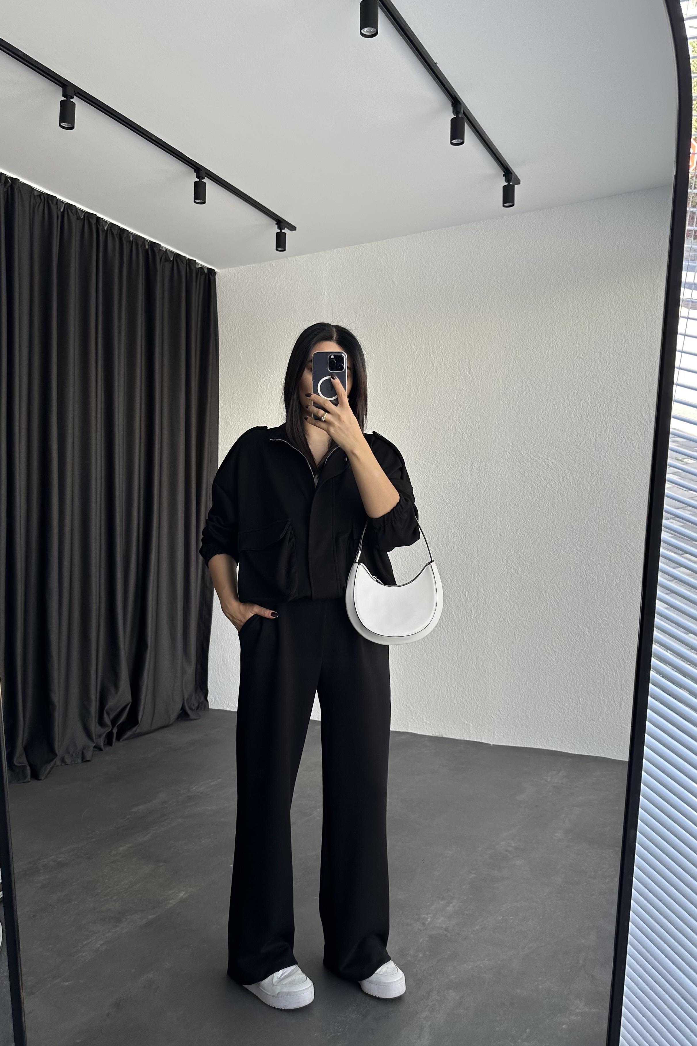 Siyah Renk Torba Cepli Modal Takım