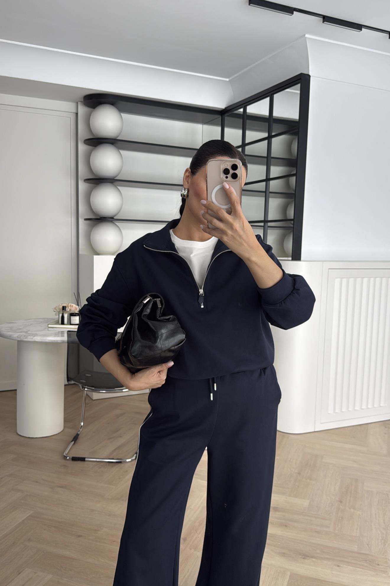 TSHIRT GARNİLİ TAKIM LACİVERT