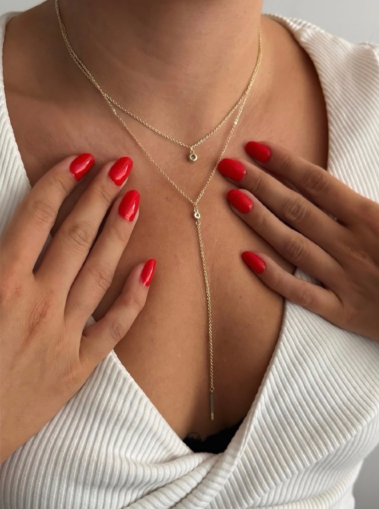 UZUN ÇOKLU ZİNCİR KOLYE