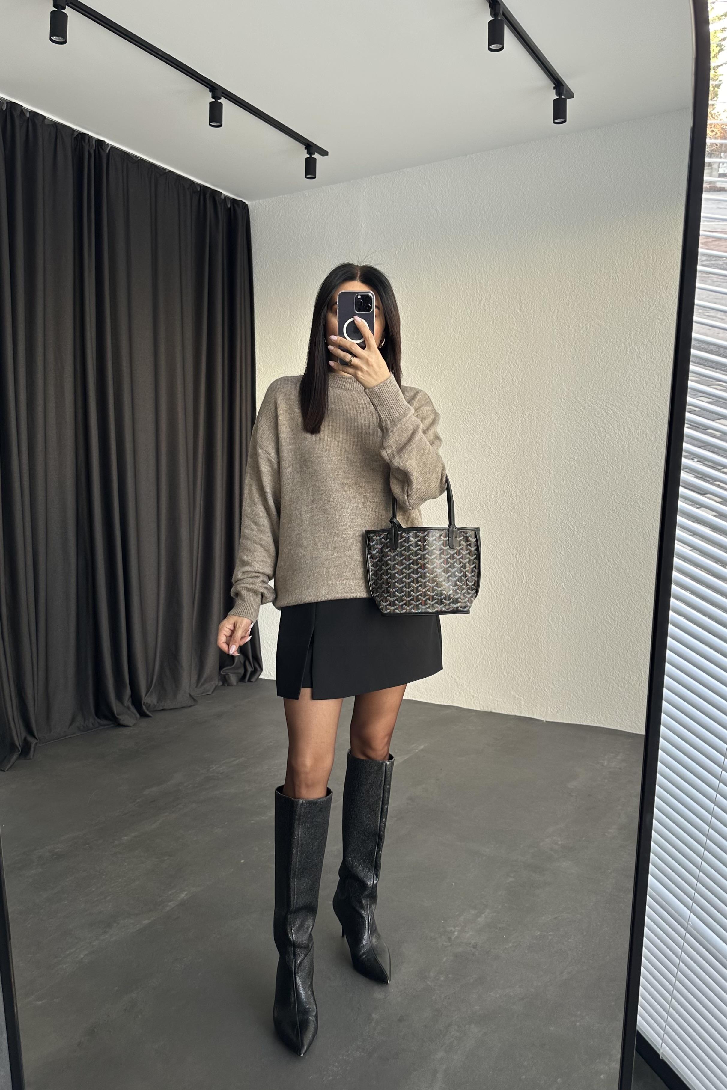 Vizon Bisiklet Yaka Triko Kazak 