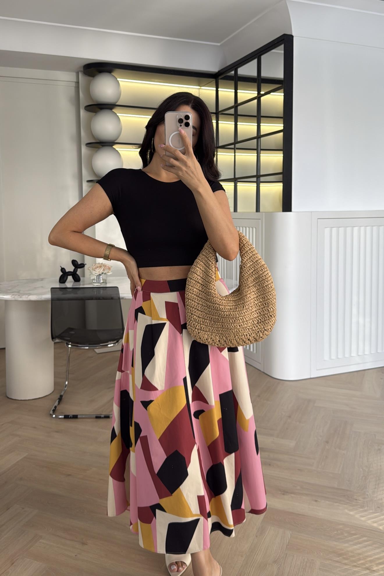 YANDAN FERMUARLI RENKLİ ZR MODEL ETEK