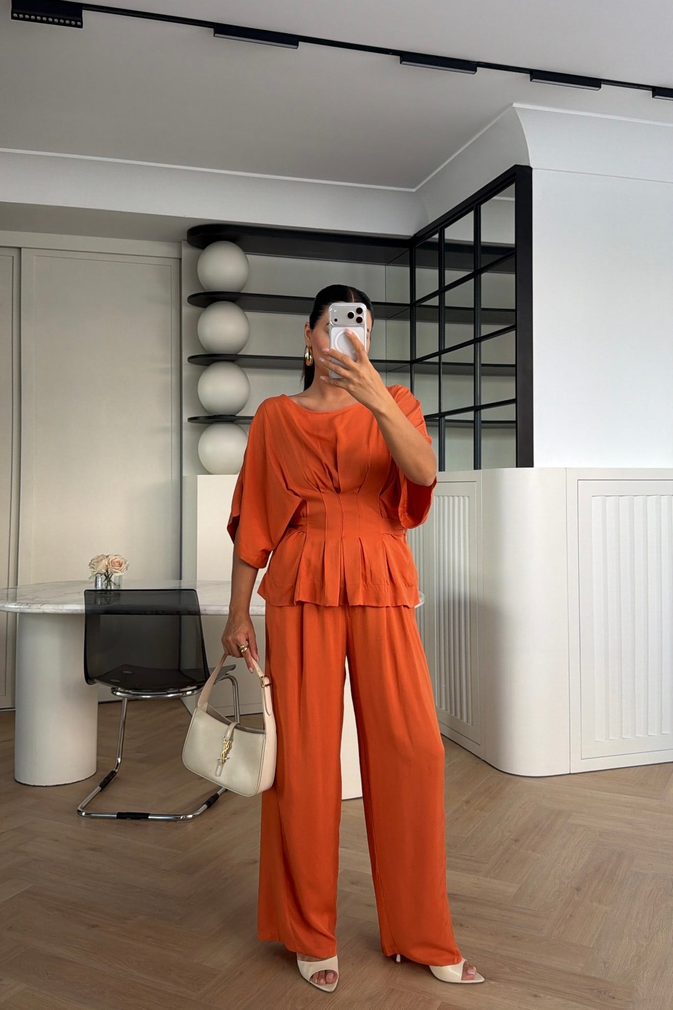 YARASA KOL BELDEN OTURTMALI TENSEL TAKIM ORANGE 