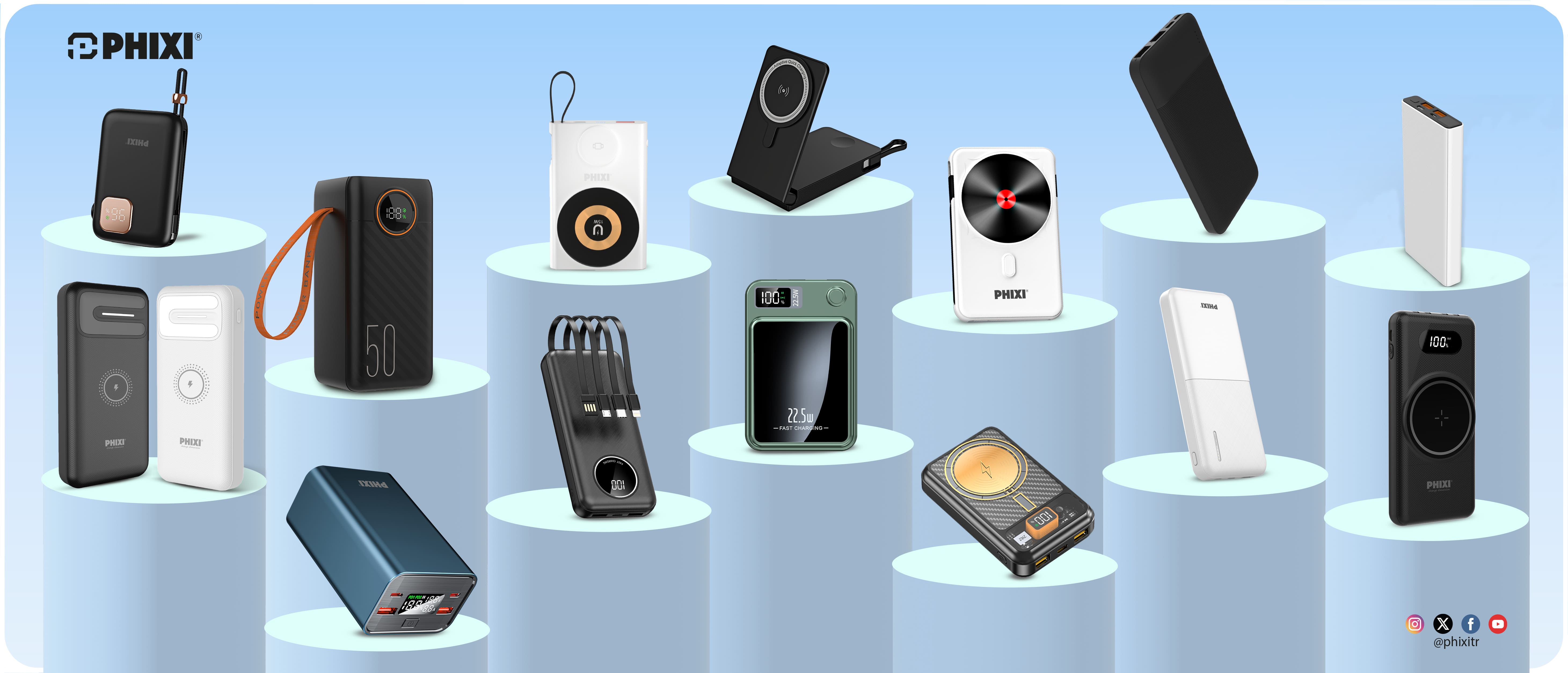 Toptan, magsafe, 15W, Powerbank, şar, Hızlı Şarj