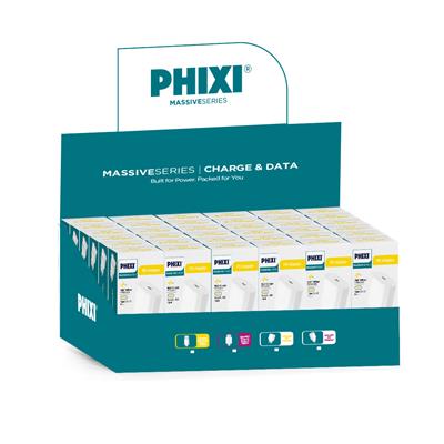 PHIXI 20W PD Hızlı Şarj Adaptörü 30lu Paket – Type-C PD 3.0 Toptan Adaptör