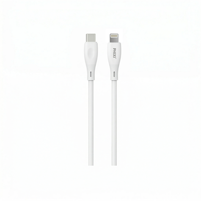 PHIXI CB440LW 30W USB-C to Lightning Hızlı Şarj Kablosu – PD Destekli Silikon iPhone Kablo
