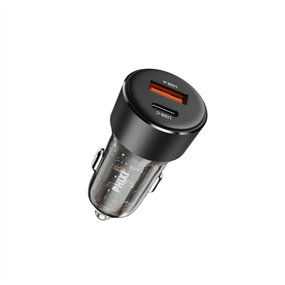 PHIXI 38W PD Araç Şarj Cihazı USB-C + USB-A Hızlı Araç Şarj Adaptörü