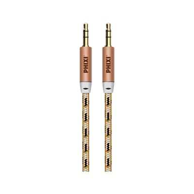 Phixi Basic A810 Hasır Örgü 3.5mm Aux Kablo